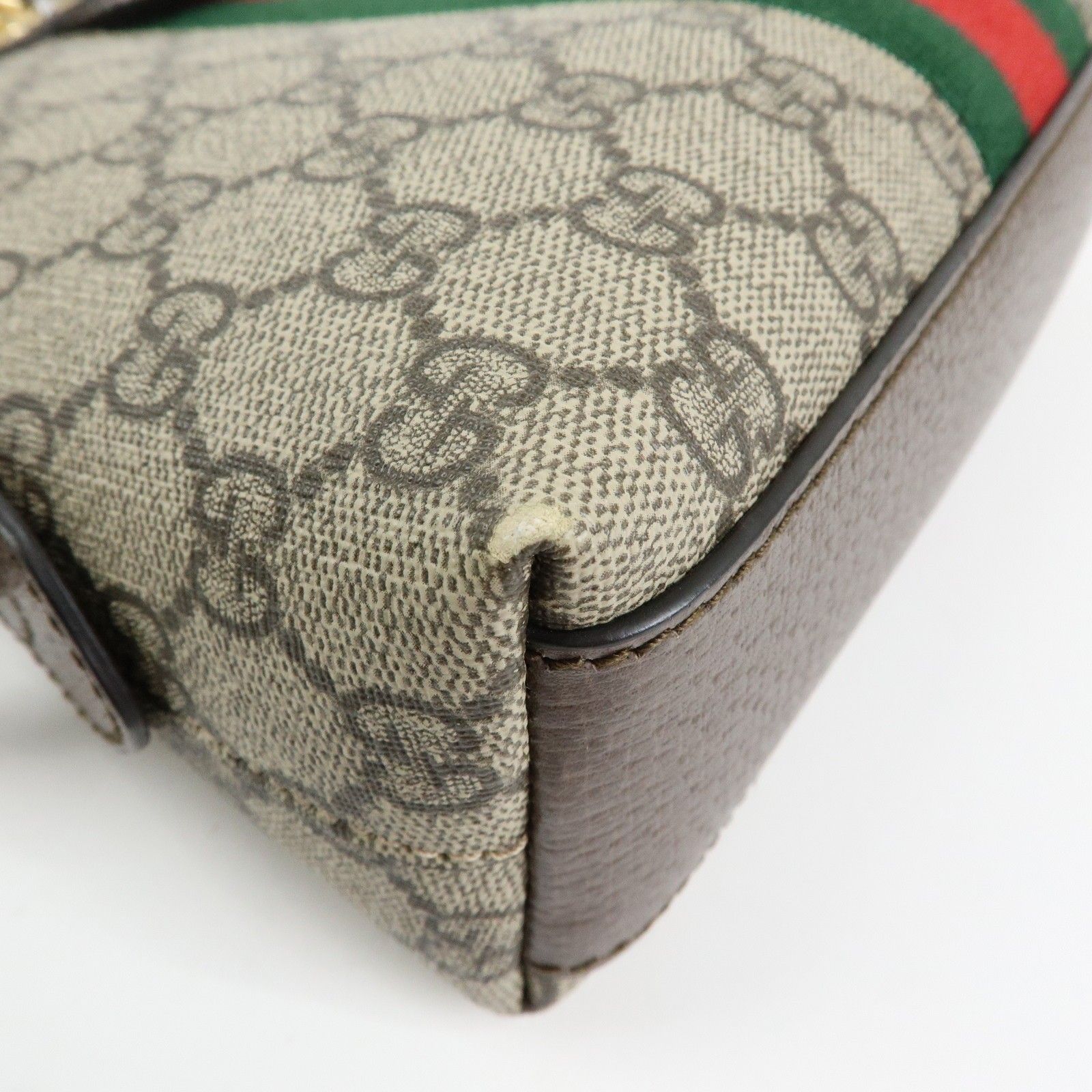 GG Supreme Small Ophidia Dome Shoulder Bag — view 11