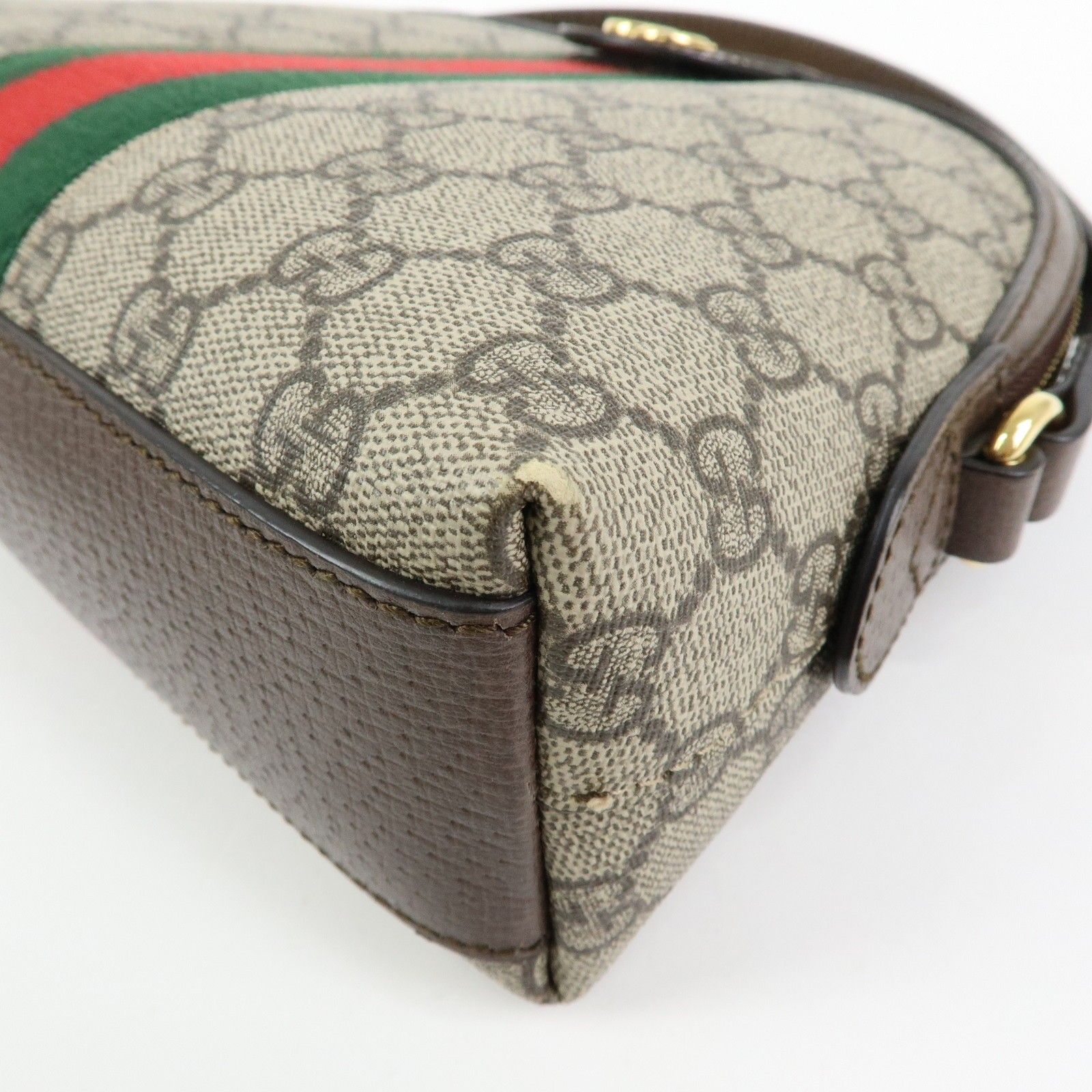 GG Supreme Small Ophidia Dome Shoulder Bag — view 12