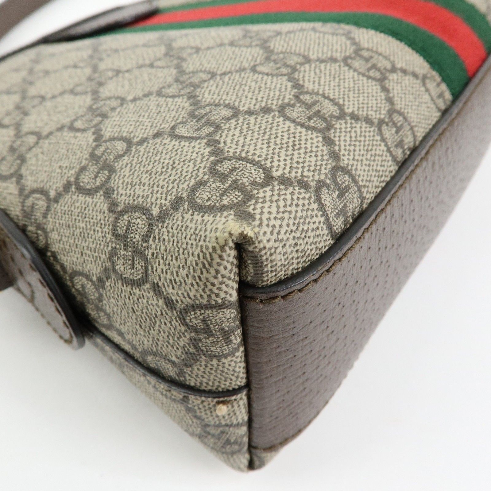 GG Supreme Small Ophidia Dome Shoulder Bag — view 13