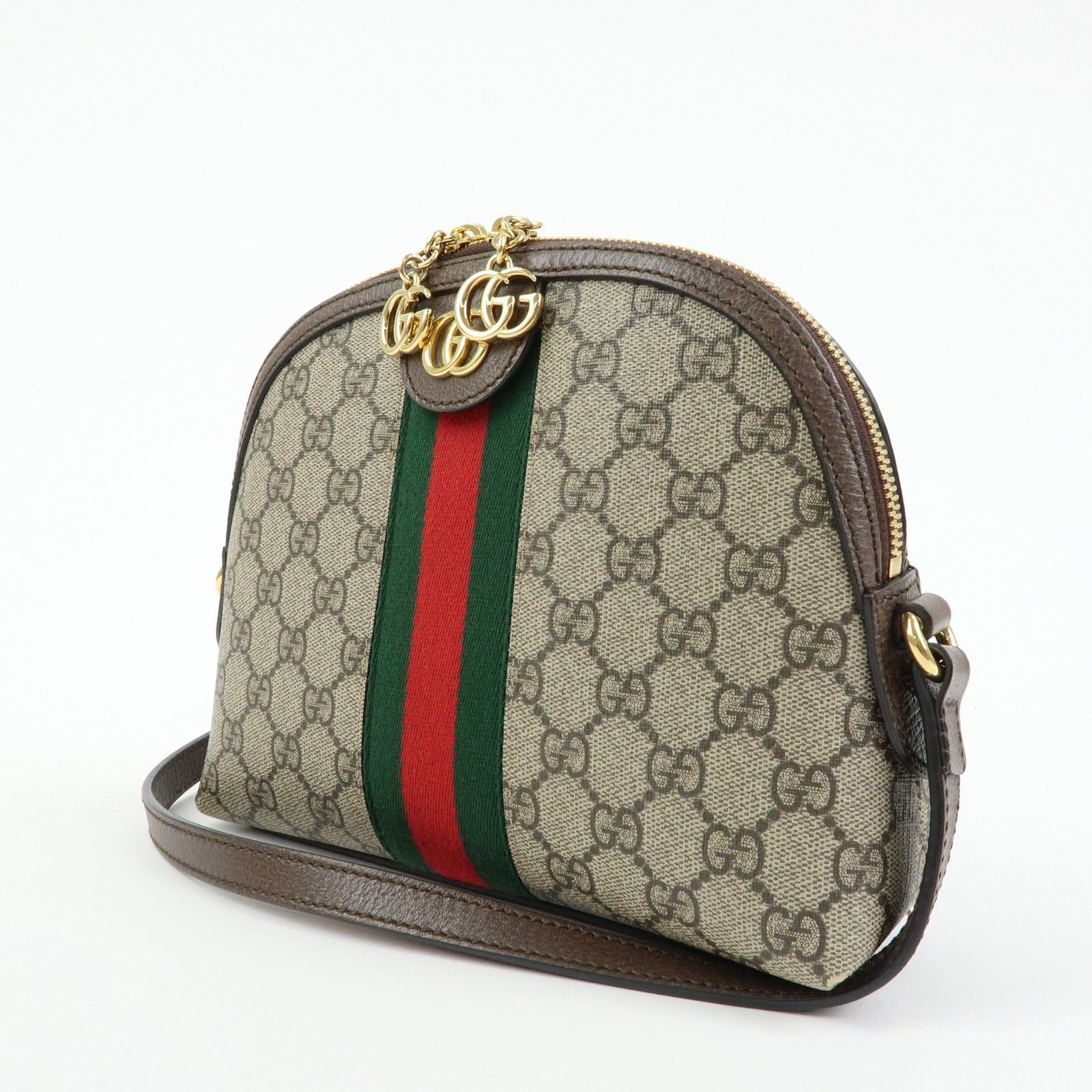 GG Supreme Small Ophidia Dome Shoulder Bag — view 3