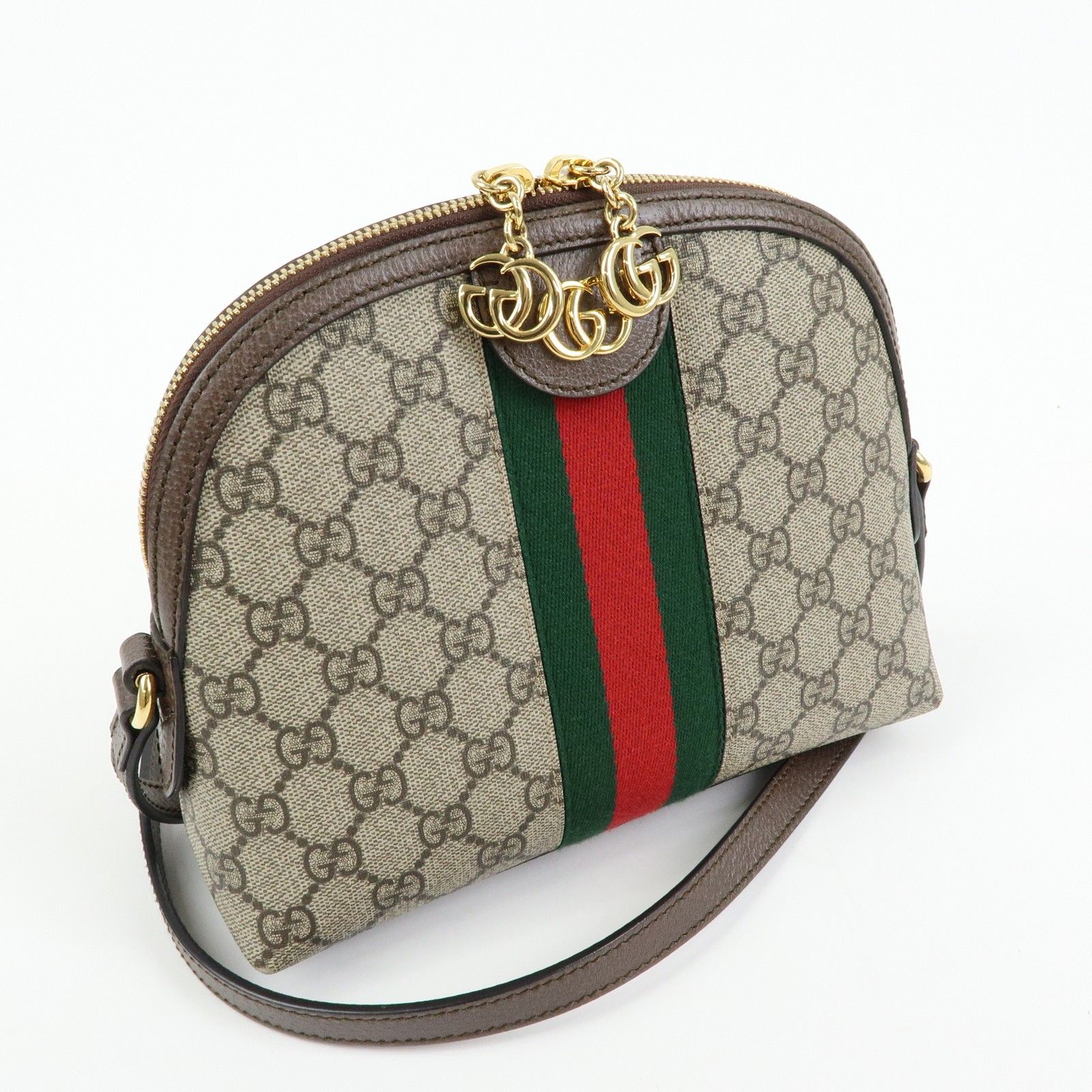 GG Supreme Small Ophidia Dome Shoulder Bag — view 4