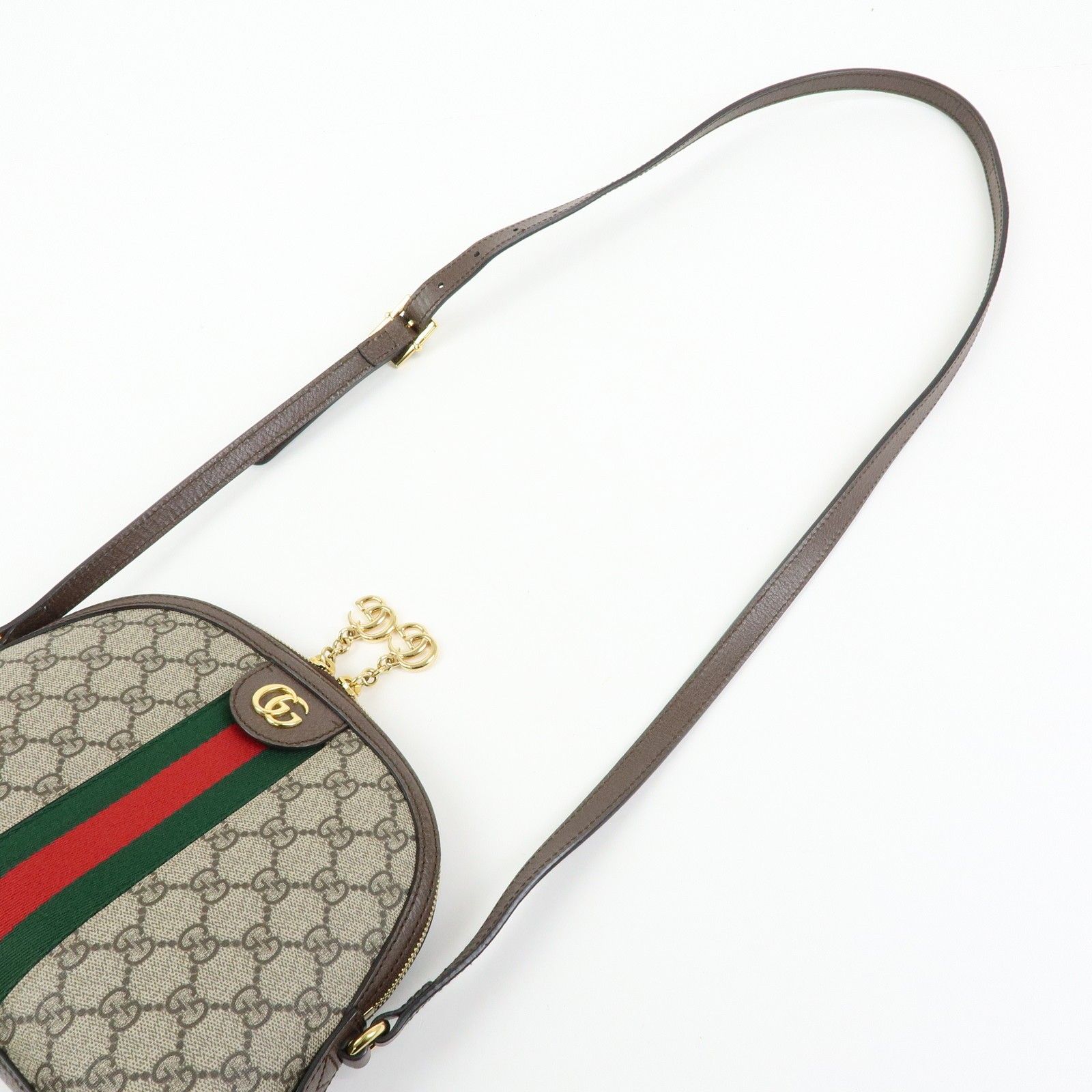 GG Supreme Small Ophidia Dome Shoulder Bag — view 7