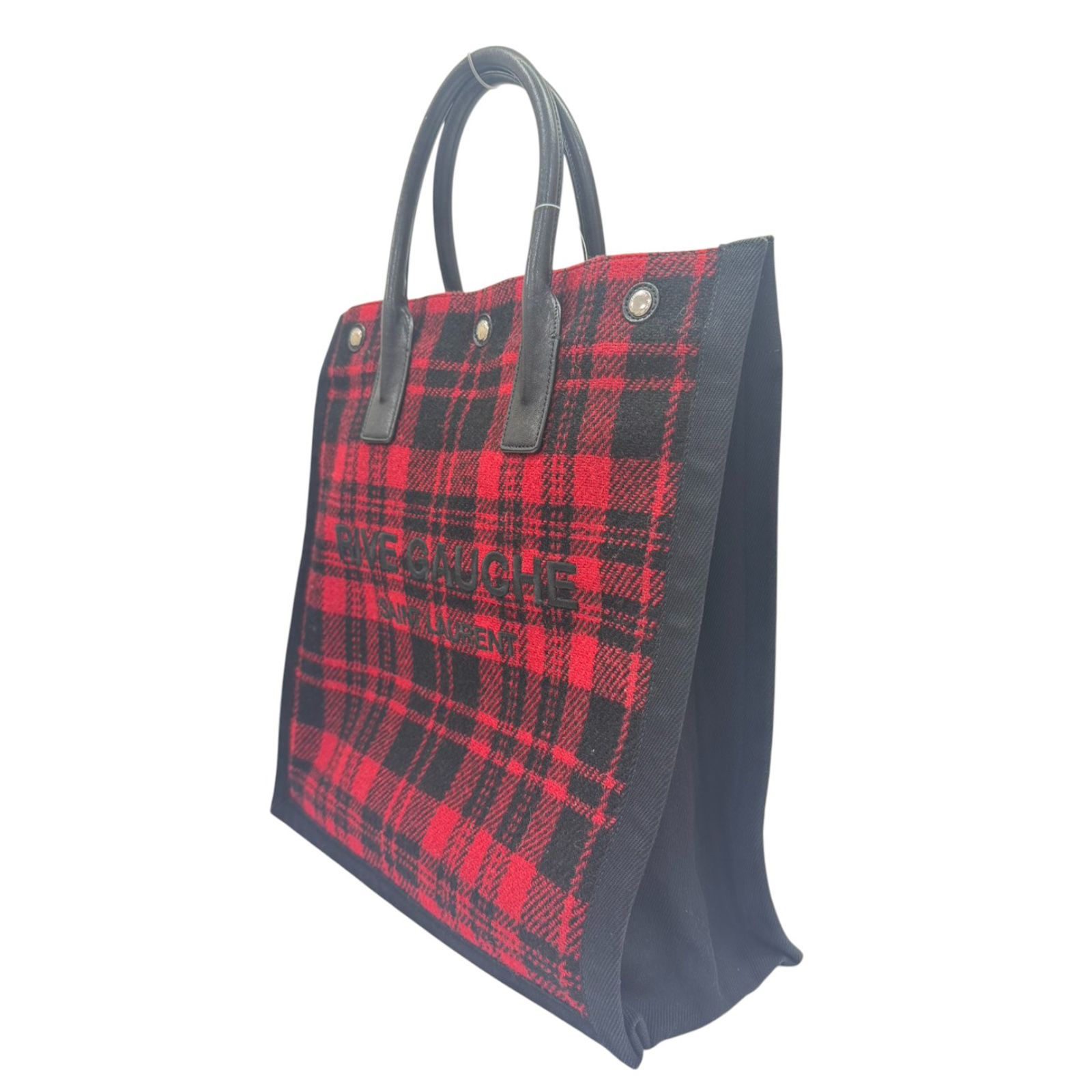 Rive Gauche Handbag Wool and Leather — view 3
