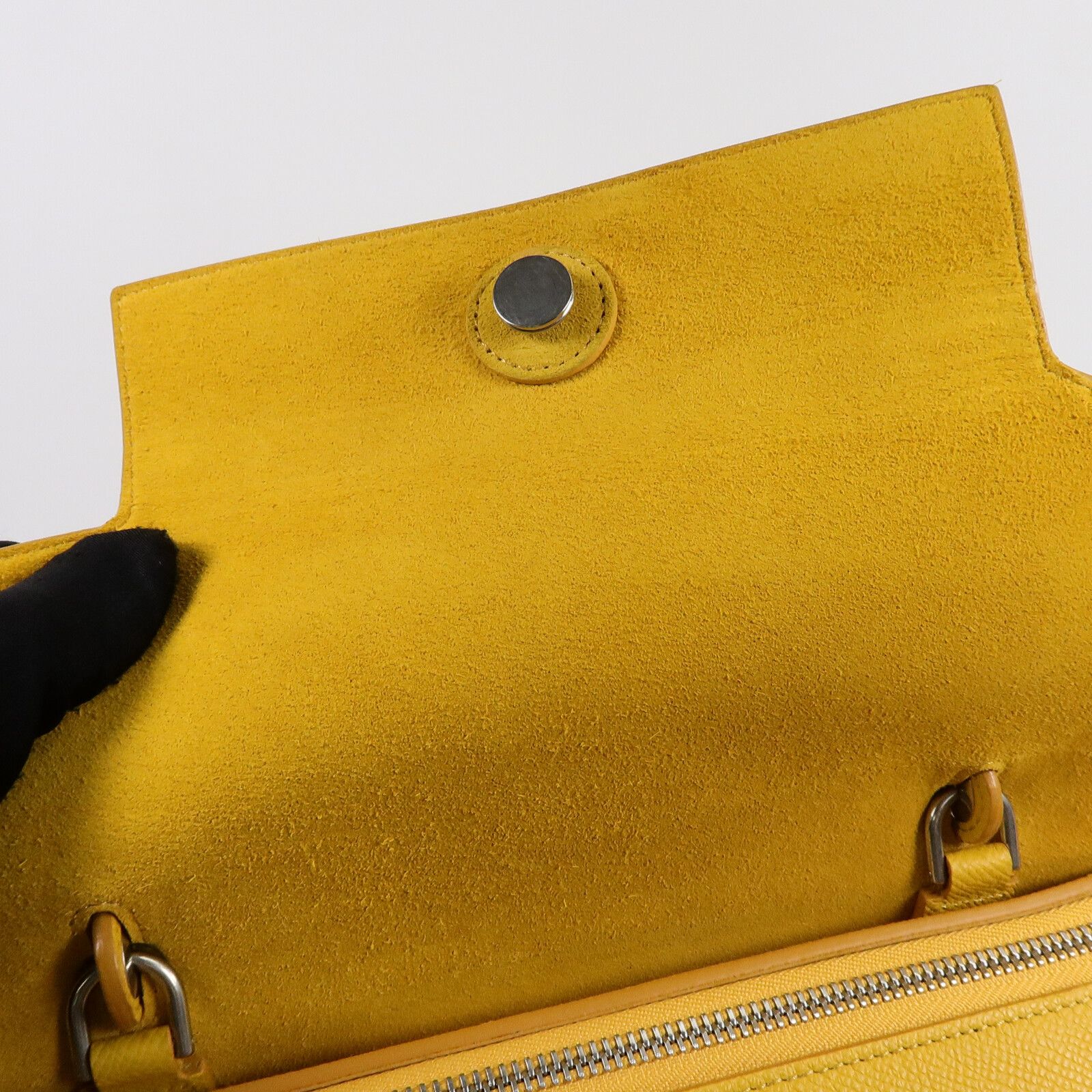 Cowhide Leather Mini Belt Bag Hand-handed Shoulder And Back Bag 2way Shoulder Bag Yellow Calfskin (cowhid — view 15