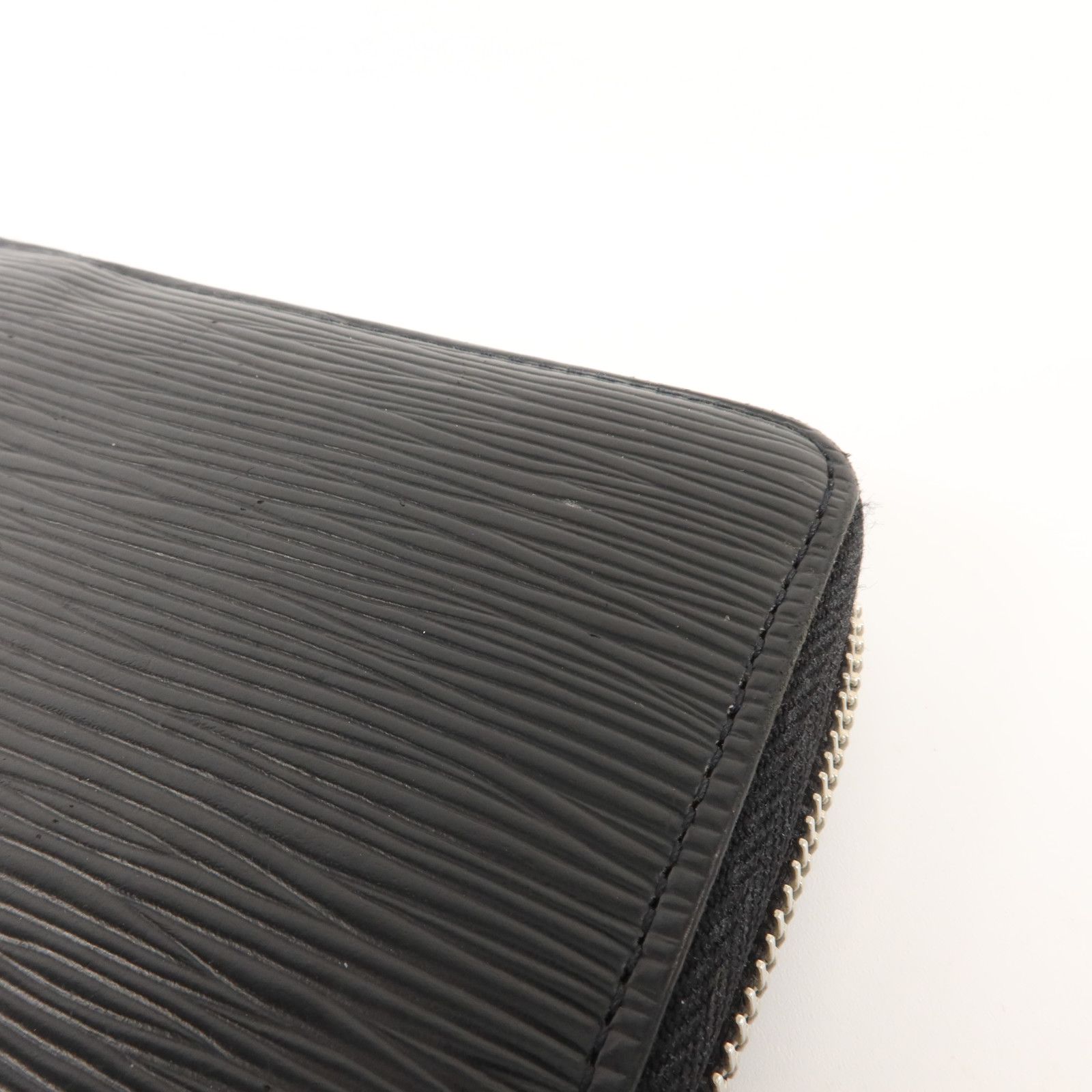 Epi Zippy Long Round Wallet Black Around Long Wallet M 60072 — view 13