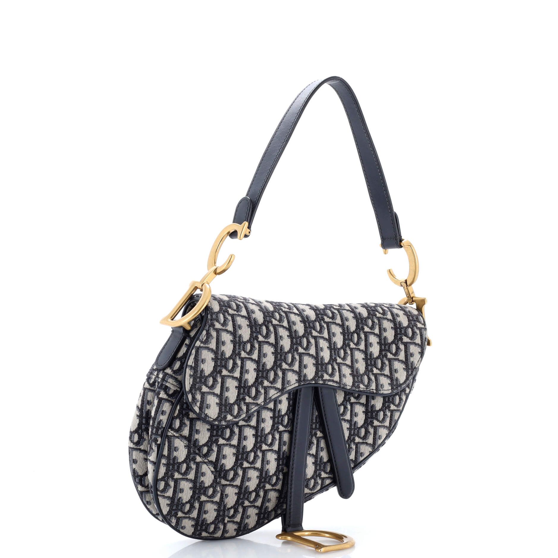 Saddle Handbag Oblique Canvas Medium — view 2