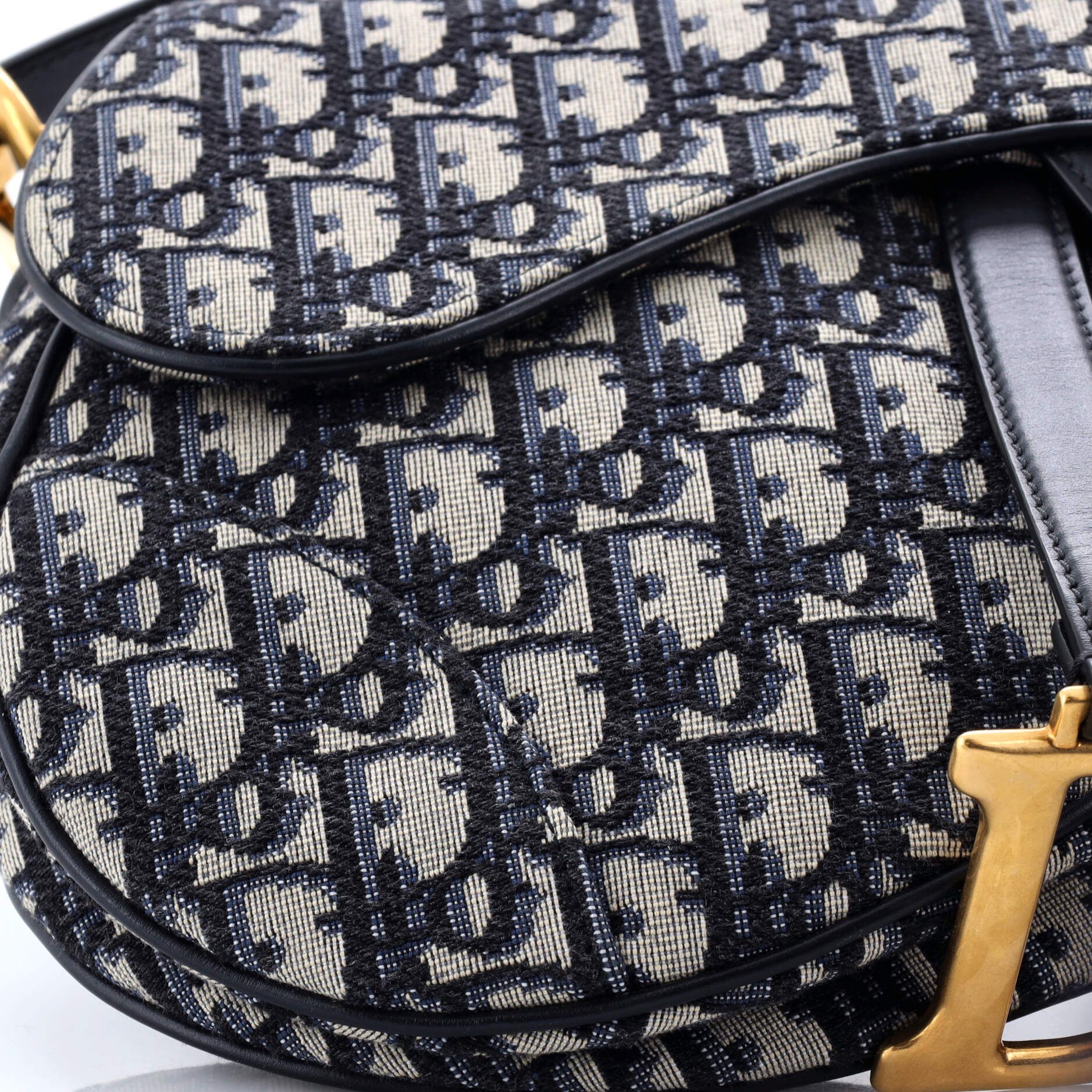 Saddle Handbag Oblique Canvas Medium — view 6