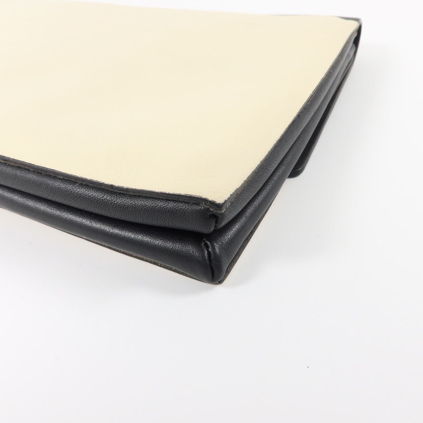 Two Tone Leather Clutch — view 13
