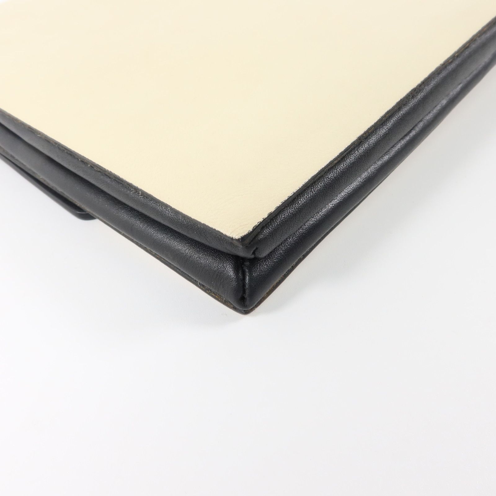 Two Tone Leather Clutch — view 14