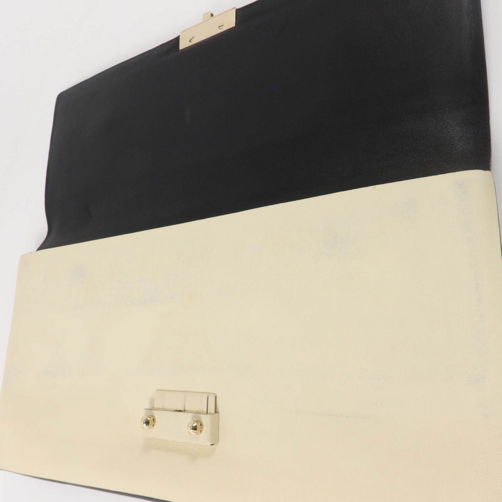 Two Tone Leather Clutch — view 17