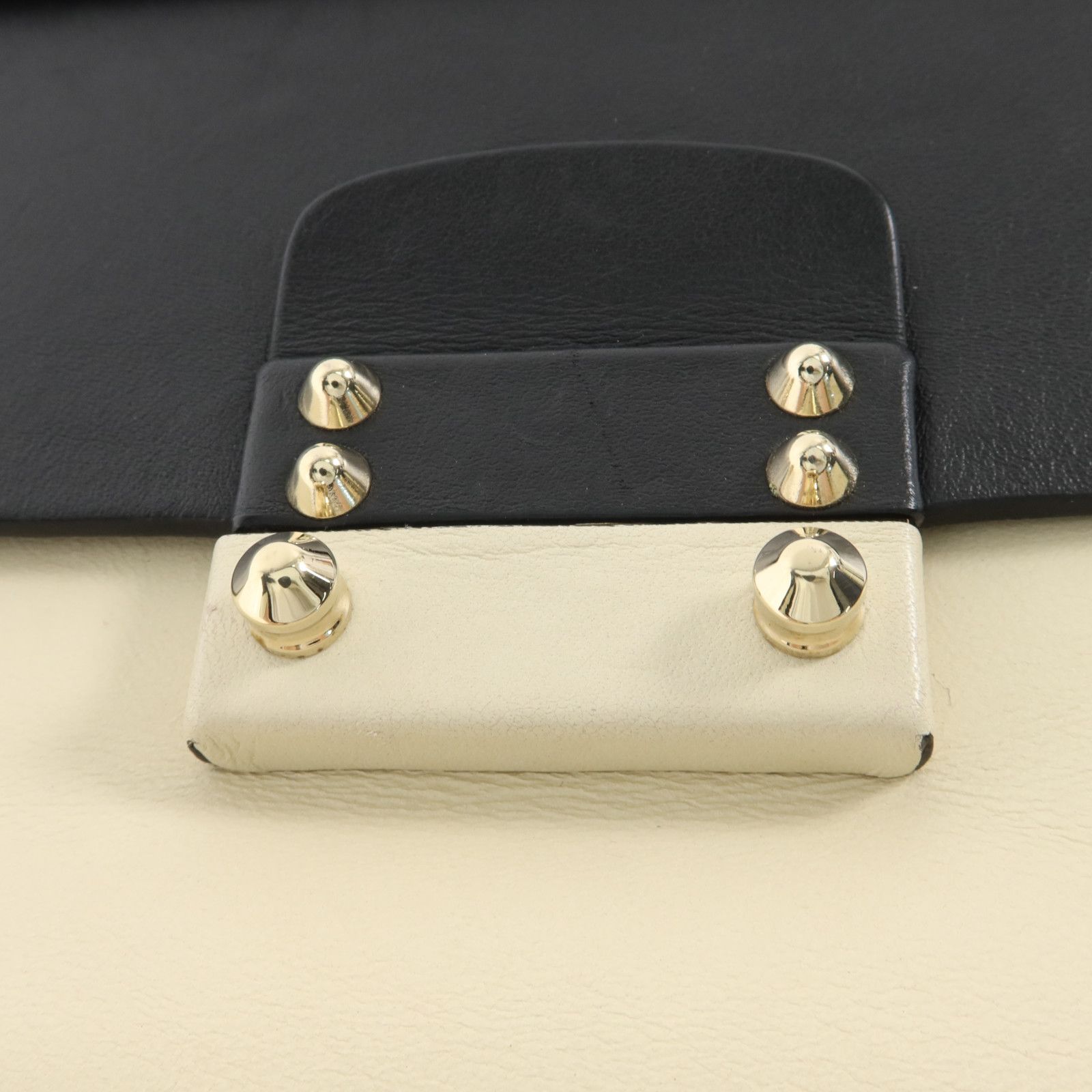 Two Tone Leather Clutch — view 9