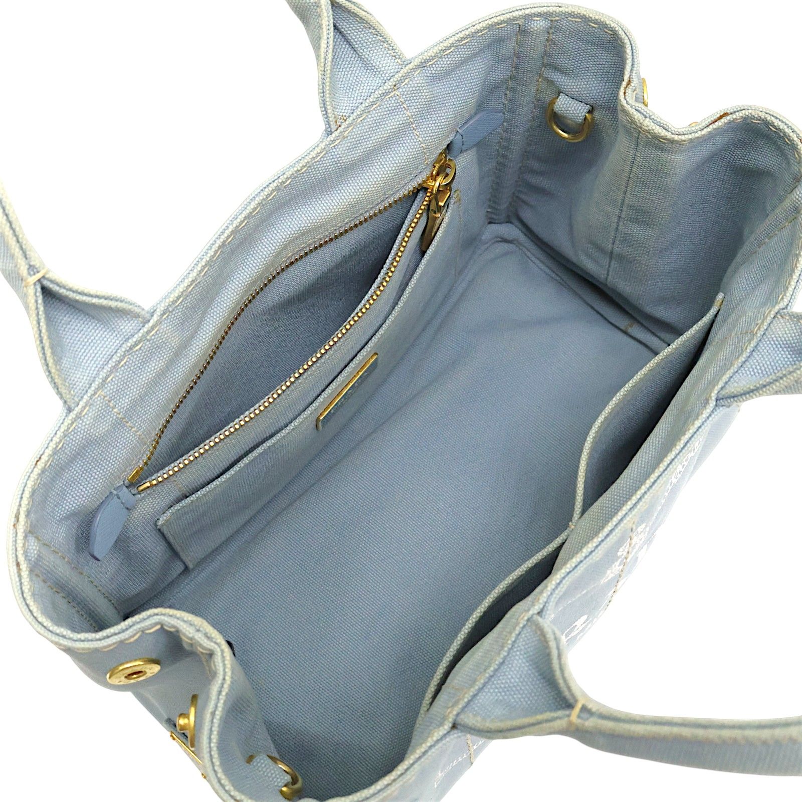 Denim Canapa Tote w/Strap — view 3
