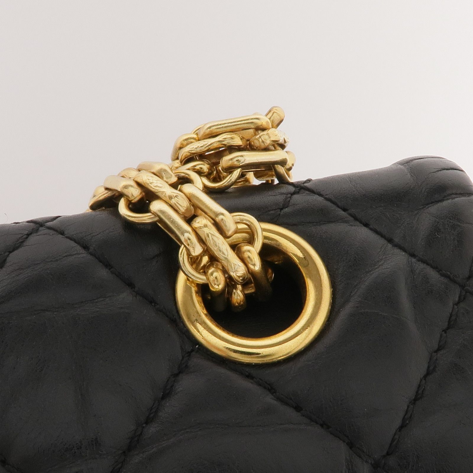 Quilted 2.55 Reissue Flap Bag, Black — view 11