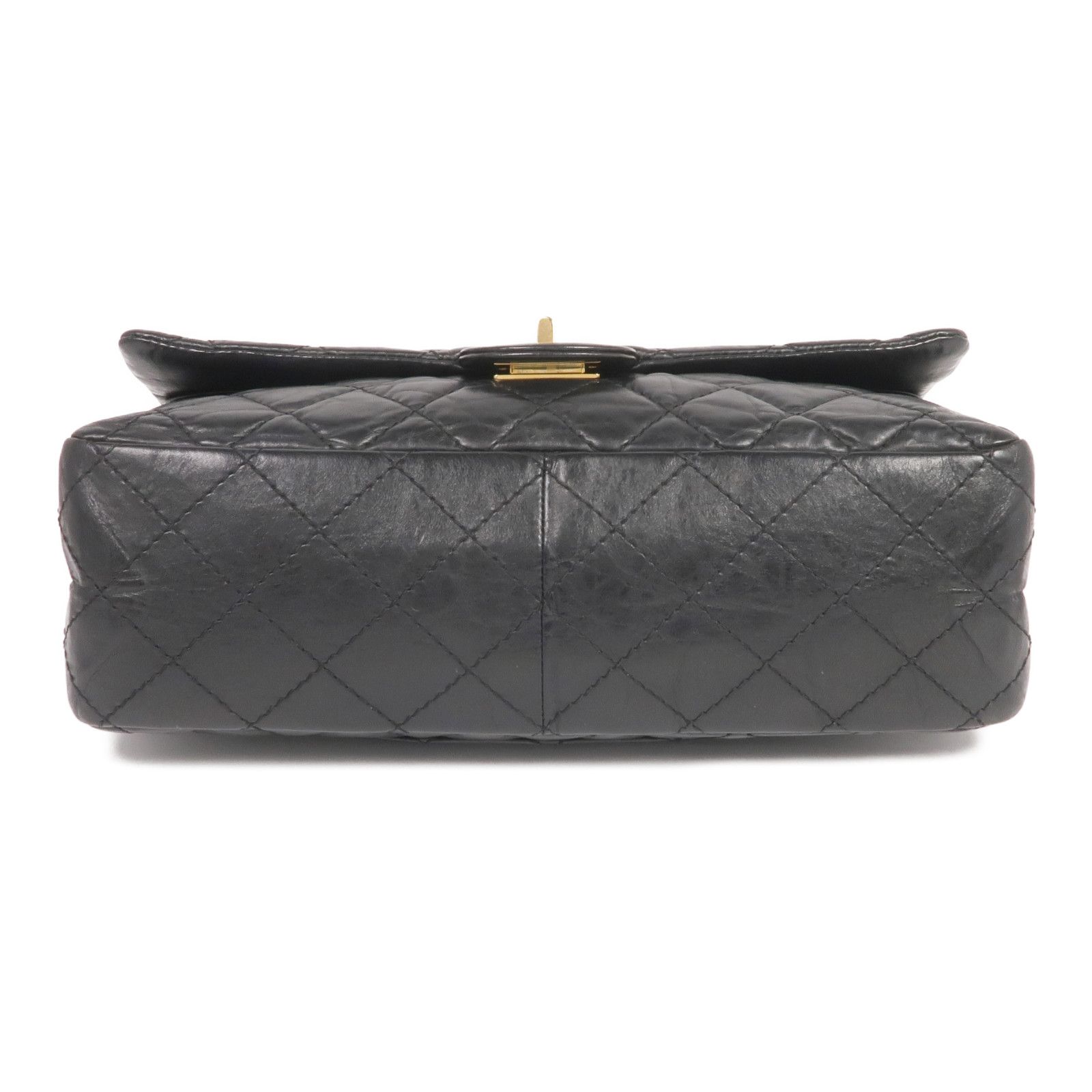 Quilted 2.55 Reissue Flap Bag, Black — view 4