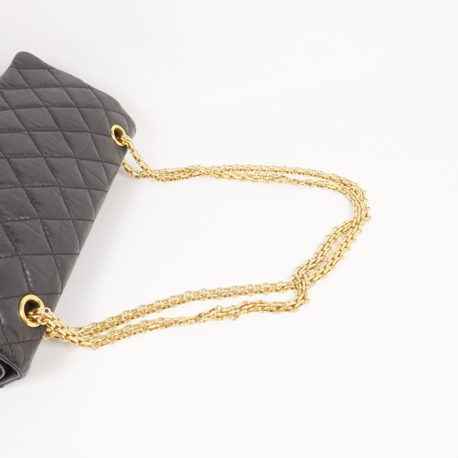 Quilted 2.55 Reissue Flap Bag, Black — view 5