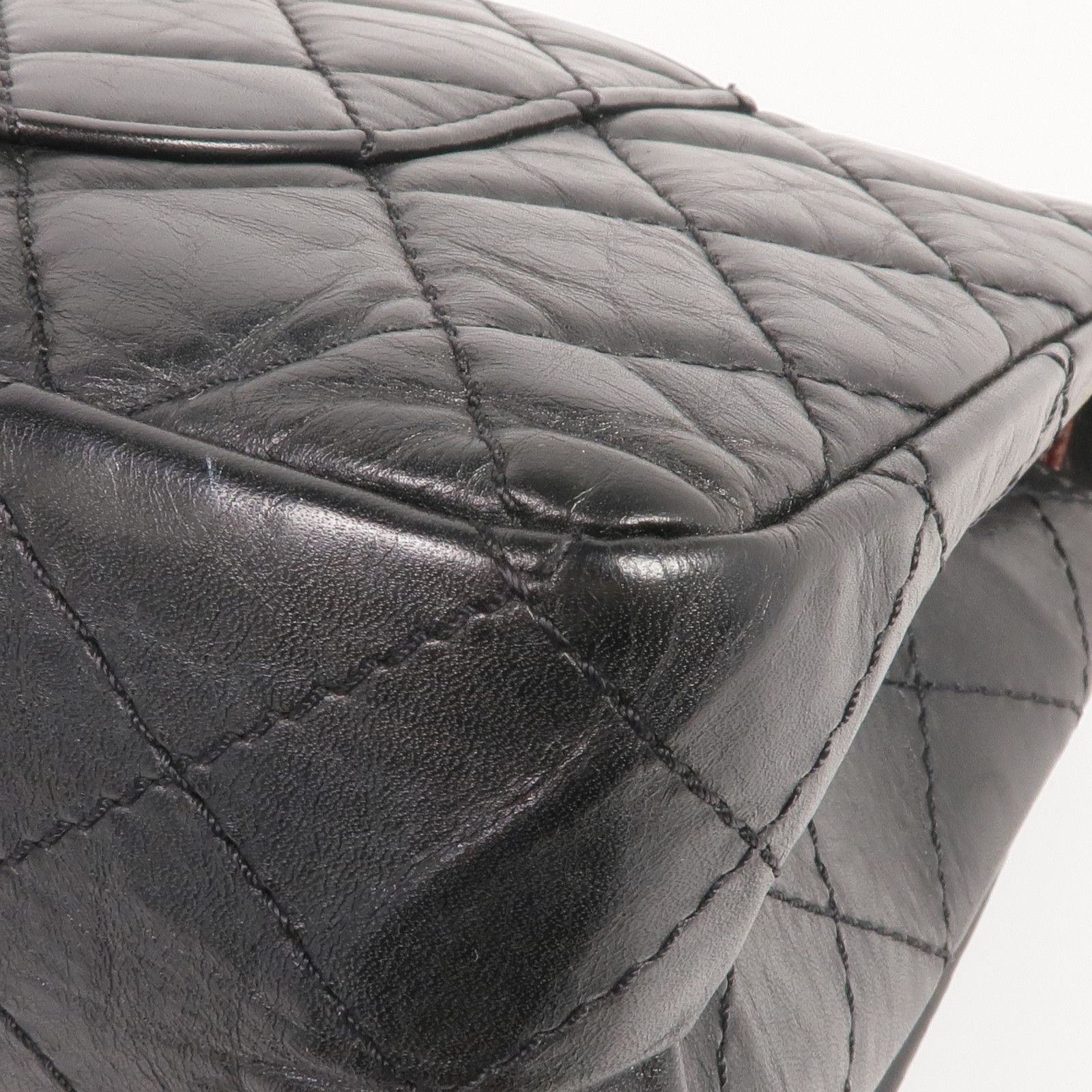 Quilted 2.55 Reissue Flap Bag, Black — view 8