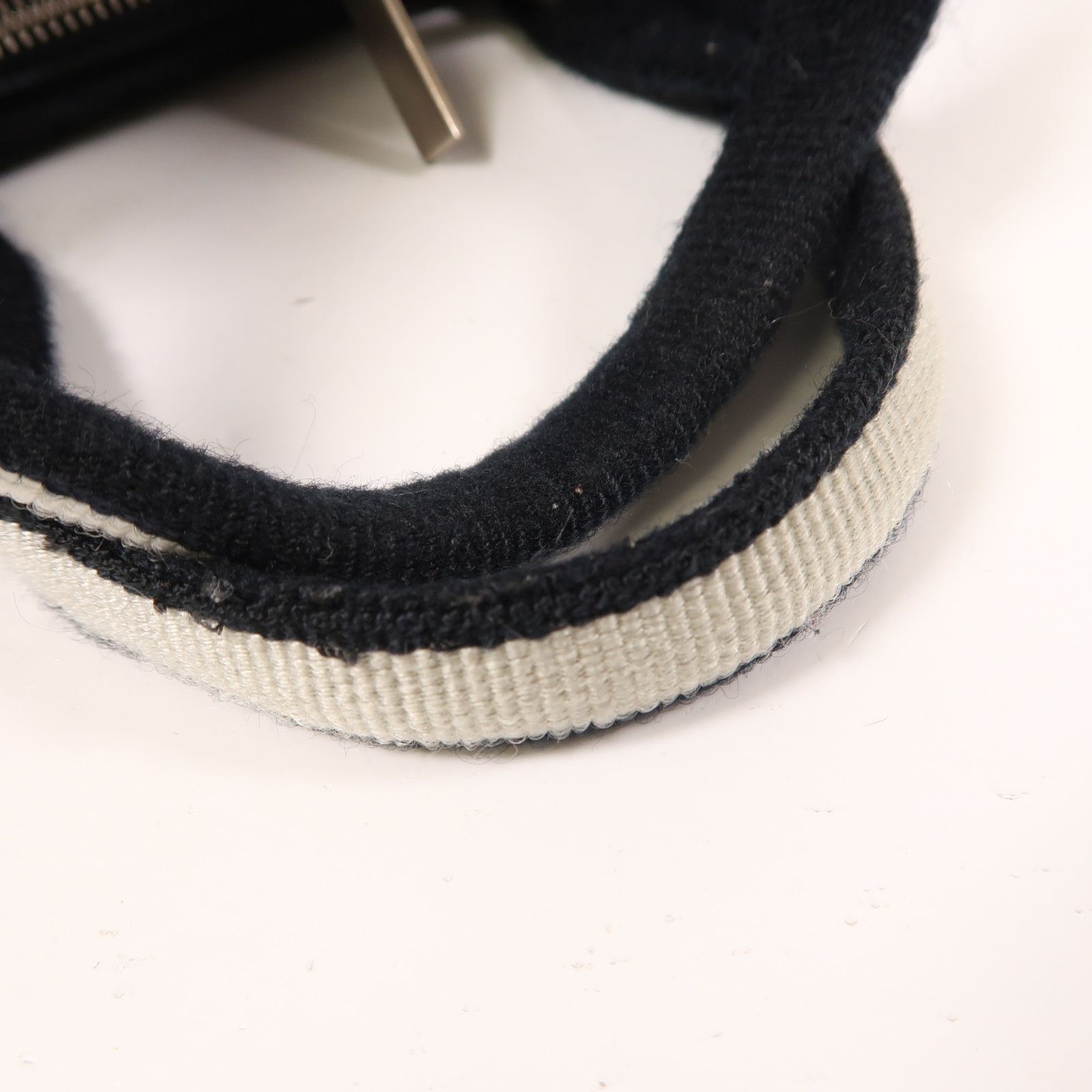Black Niryu Hand Bag Ginpaku Handmade Bag Nylon — view 19