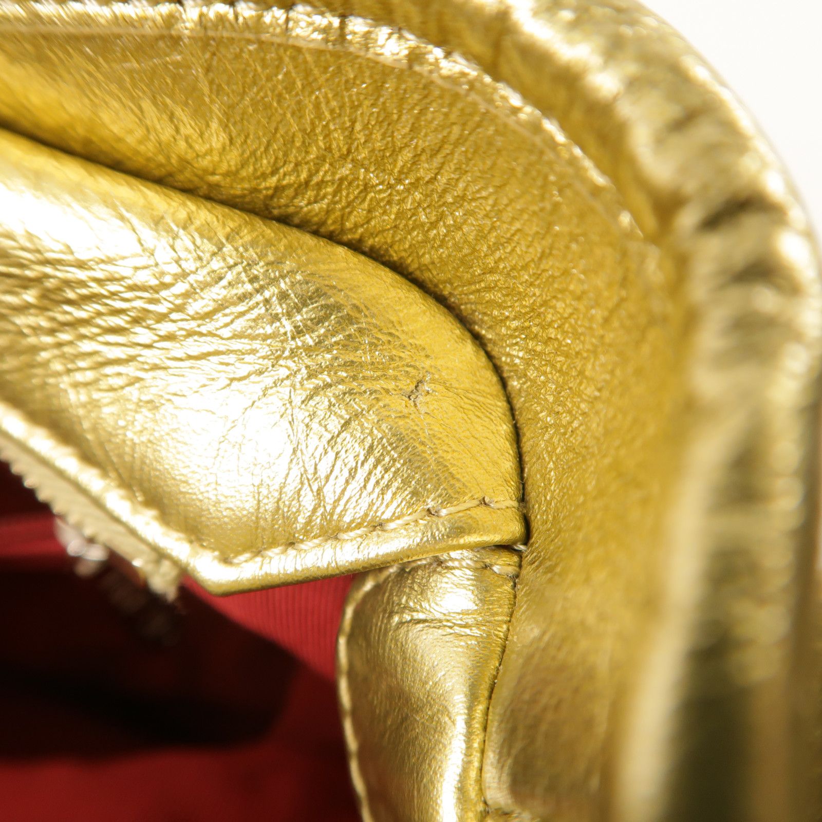 Gold Aged Calfskin Large Gabrielle Bag — view 20