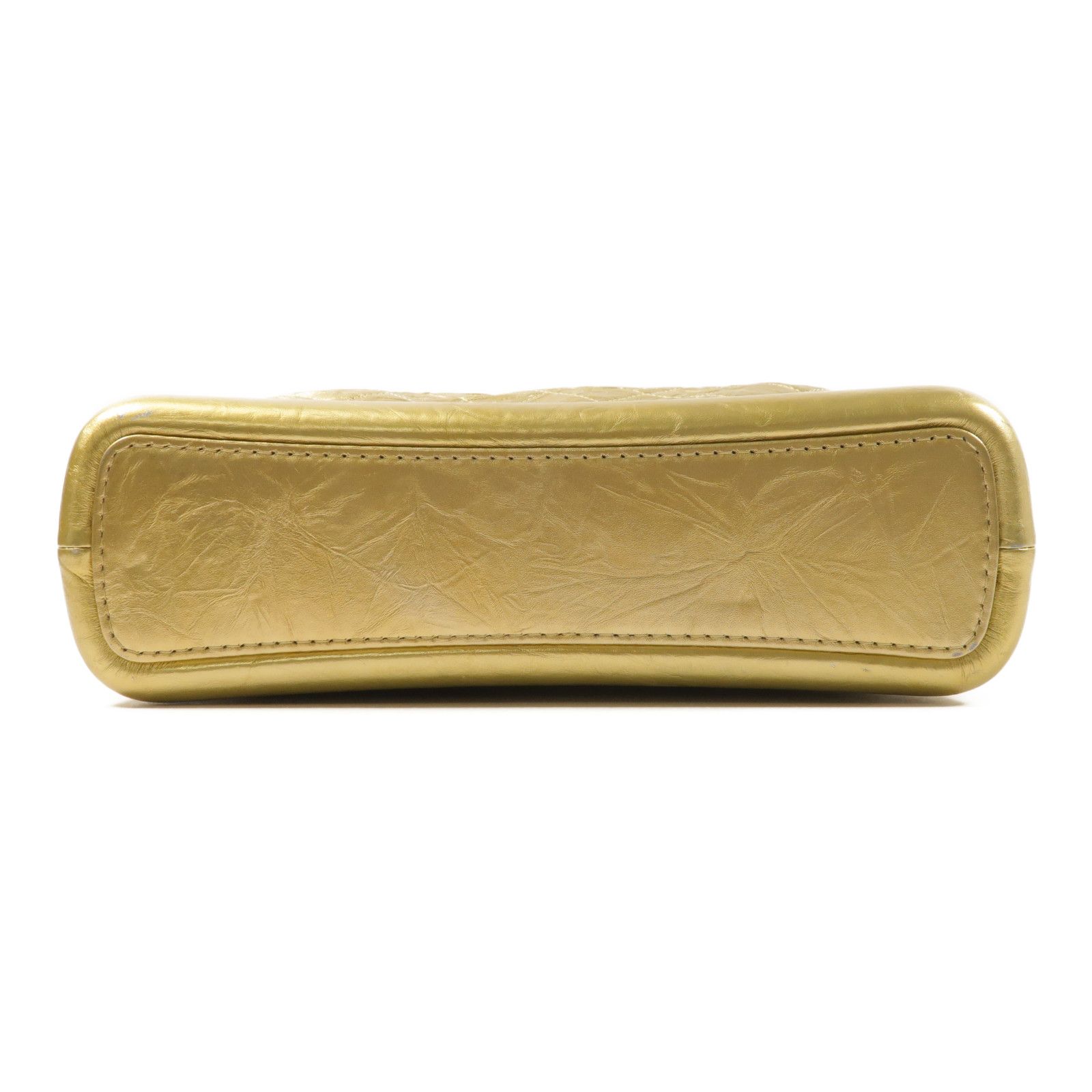 Gold Aged Calfskin Large Gabrielle Bag — view 4