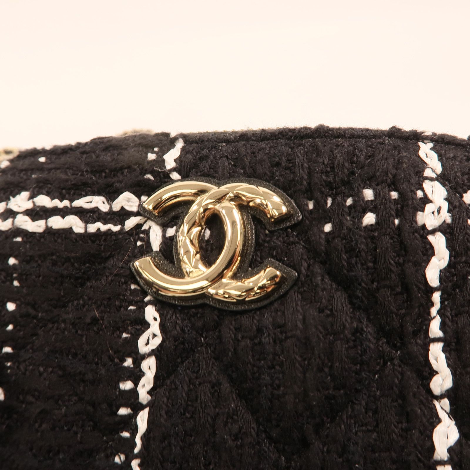 Tweed Mini Clutch With Chain — view 8