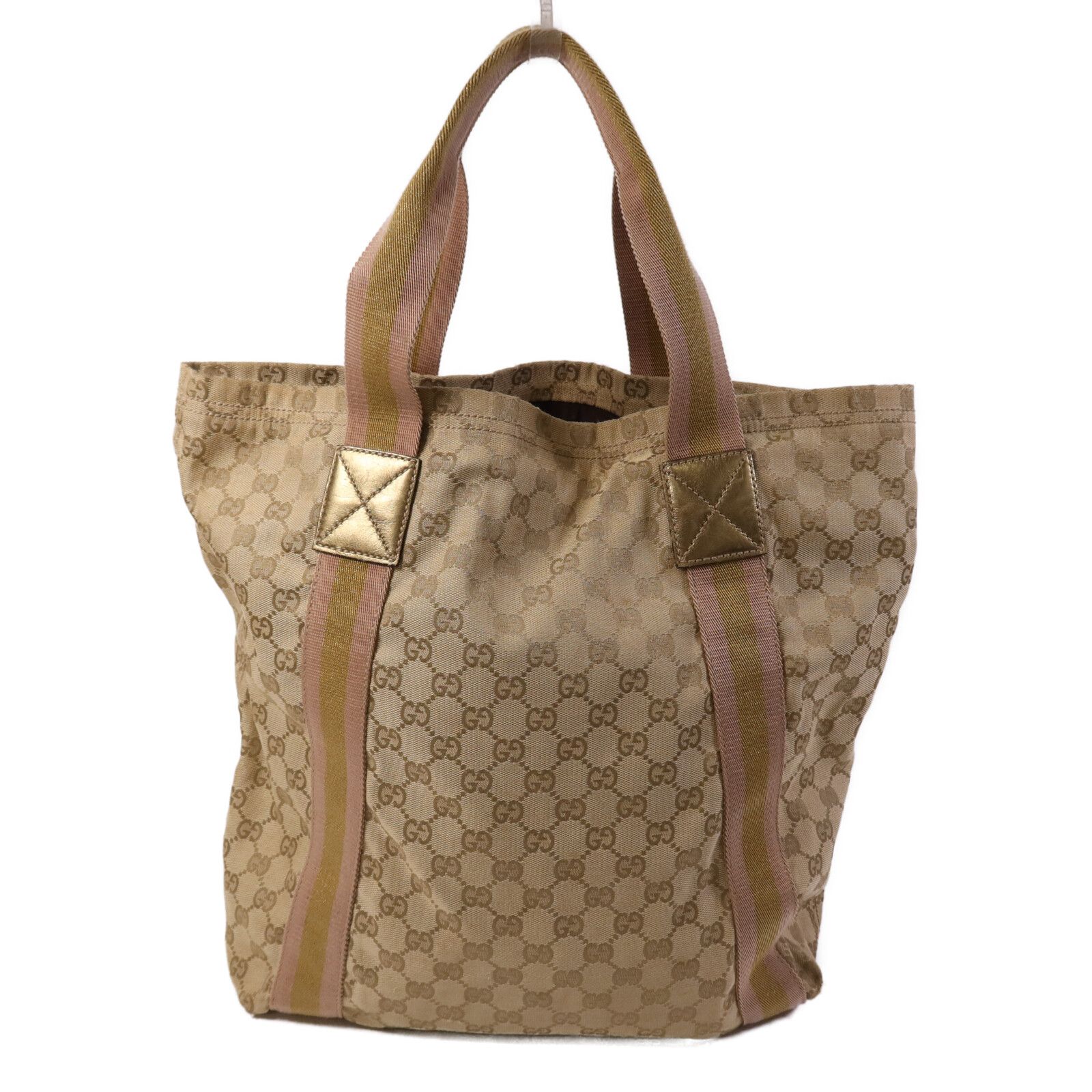 Medium Vertical Tote 189669, GG Canvas — view 2