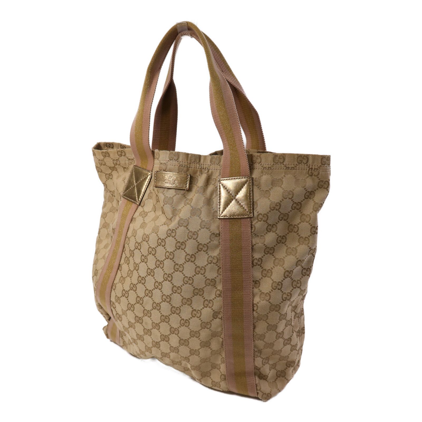 Medium Vertical Tote 189669, GG Canvas — view 3