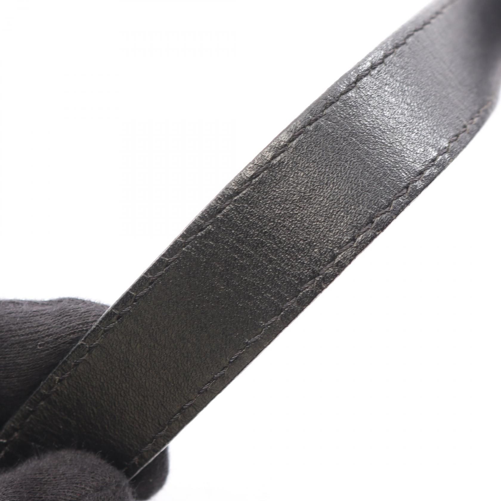 Zucchino Shoulder Bag Brown Black Canvas — view 8