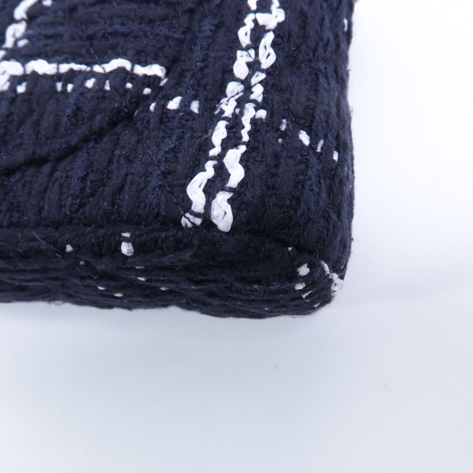 Tweed Mini Clutch with Chain — view 14