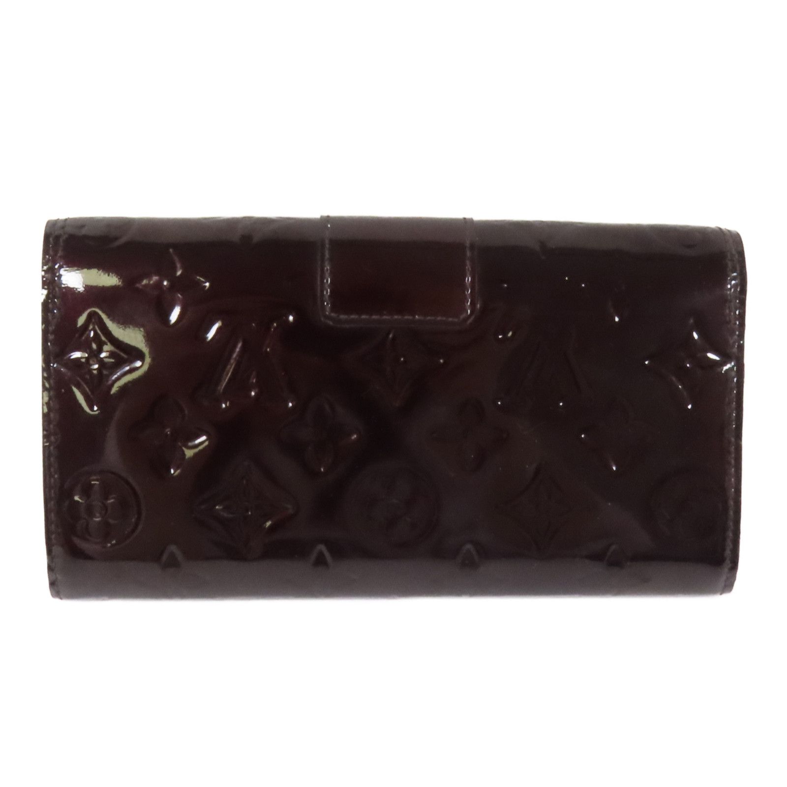 Sarah Noeud Wallet, Monogram Vernis — view 2