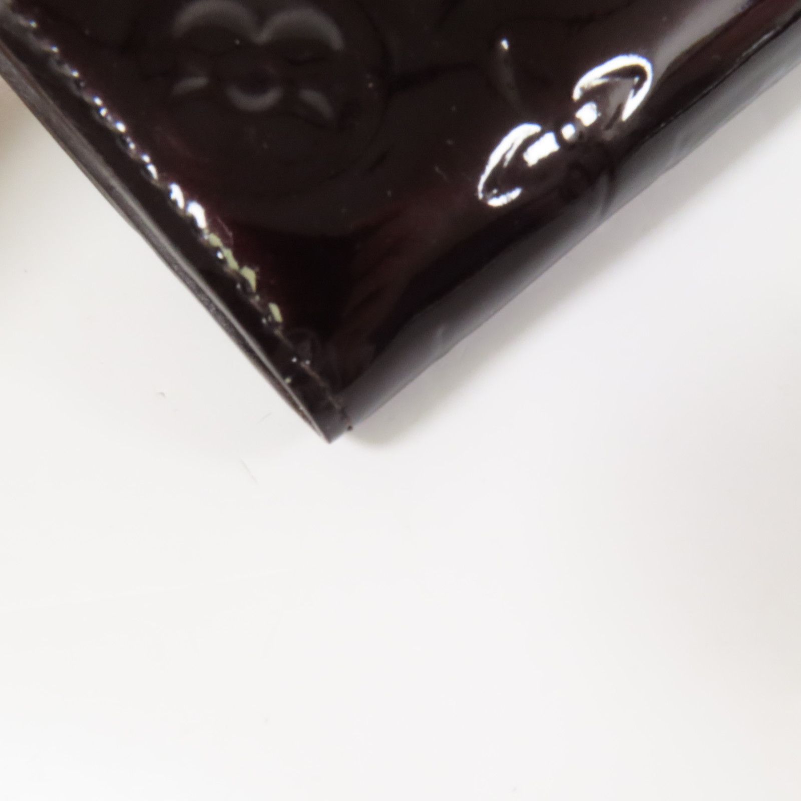 Sarah Noeud Wallet, Monogram Vernis — view 14