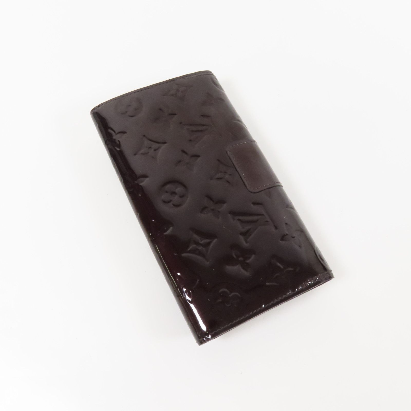 Sarah Noeud Wallet, Monogram Vernis — view 7