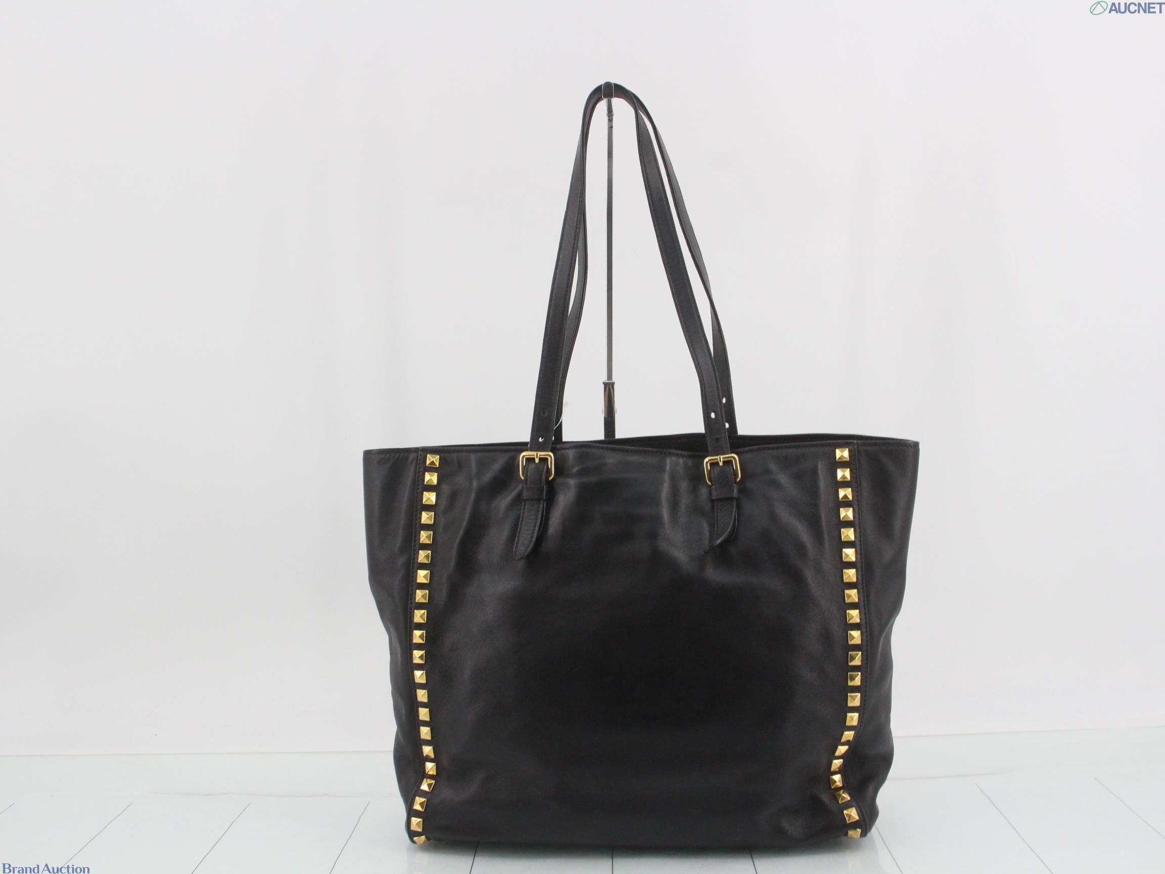 Studded Tote Bag, Leather — view 2
