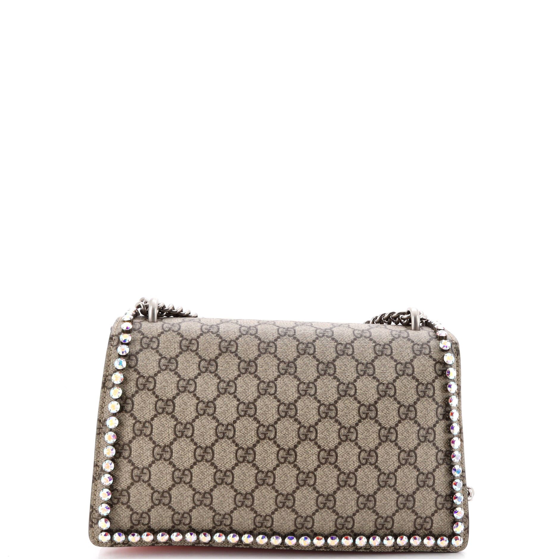 Dionysus Bag Crystal Embellished Gg Coated Canvas Small — view 3