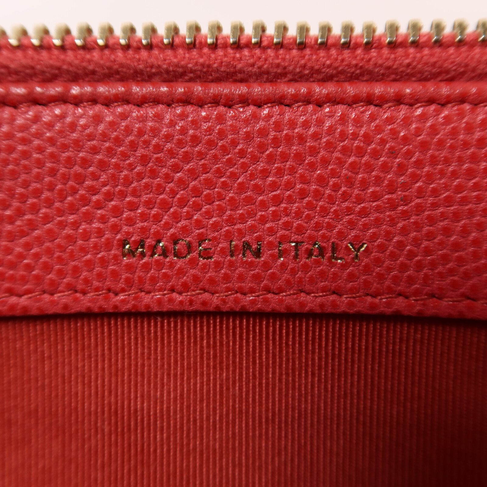 Caviar Leather Chain Double Zip Clutch w/GHW — view 7
