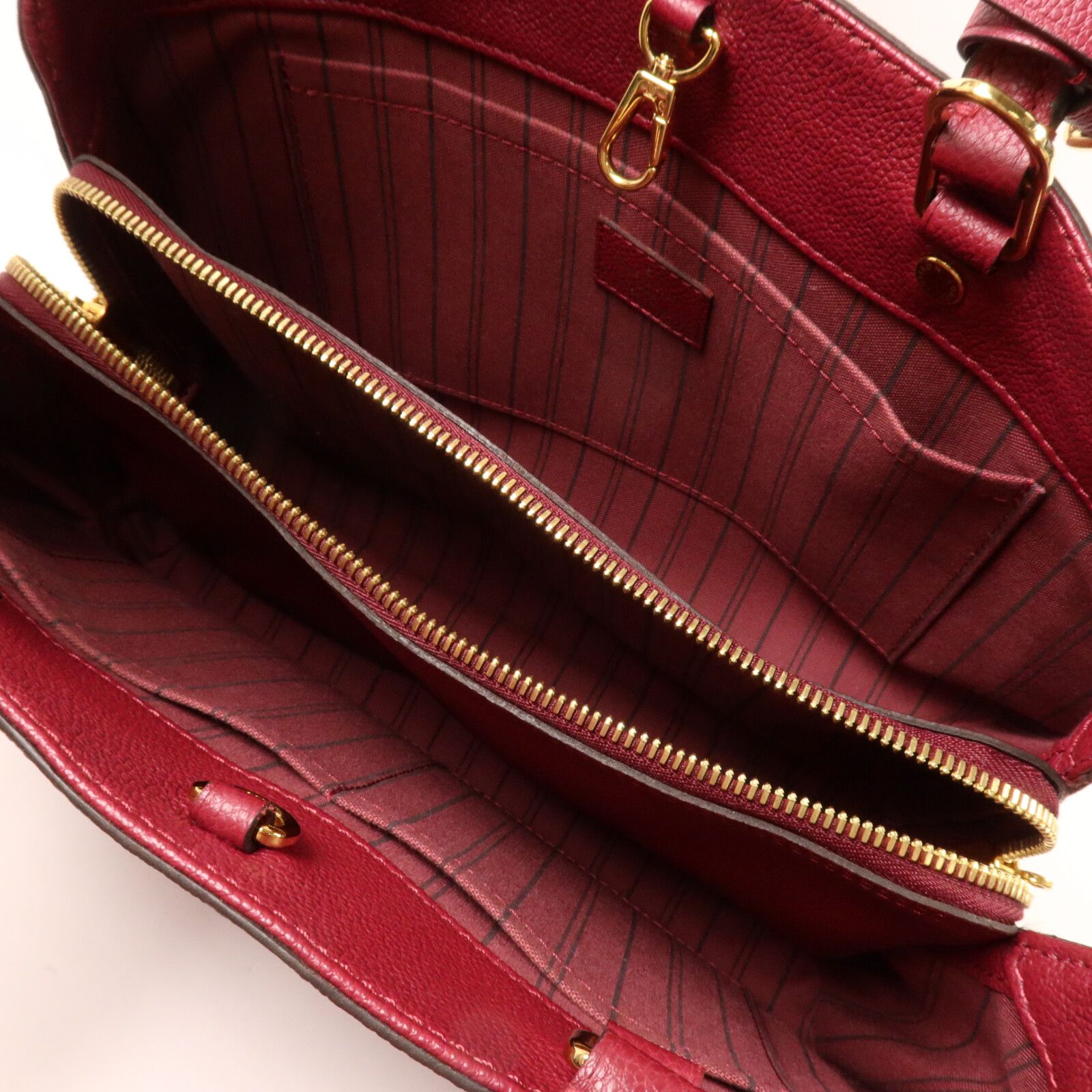 Empreinte Montaigne Mm Hand-turn Shoulder Bag Bordeaux Purple 2way Shoulder Bag M 43258 — view 5