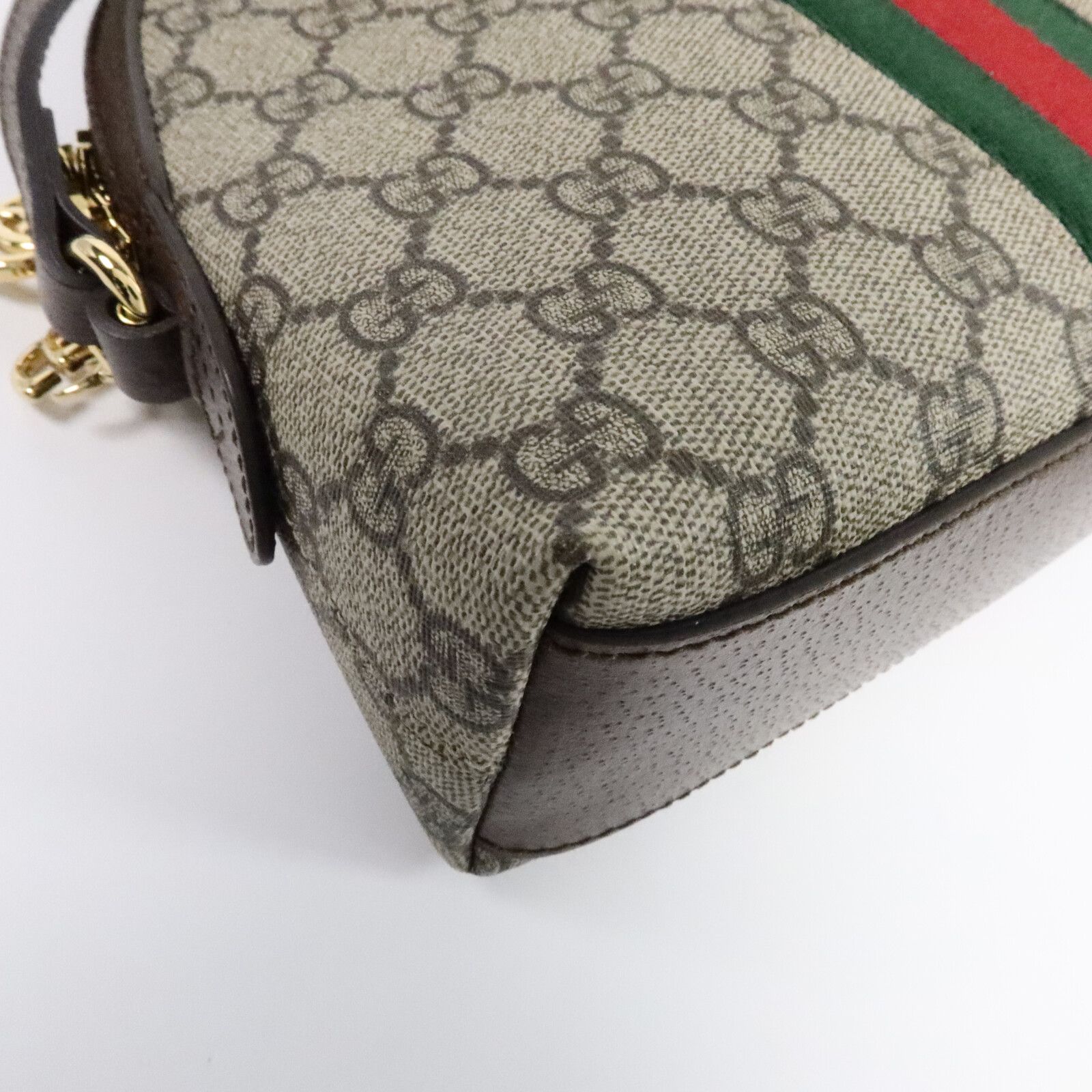 GG Supreme Small Ophidia Dome Shoulder Bag — view 13