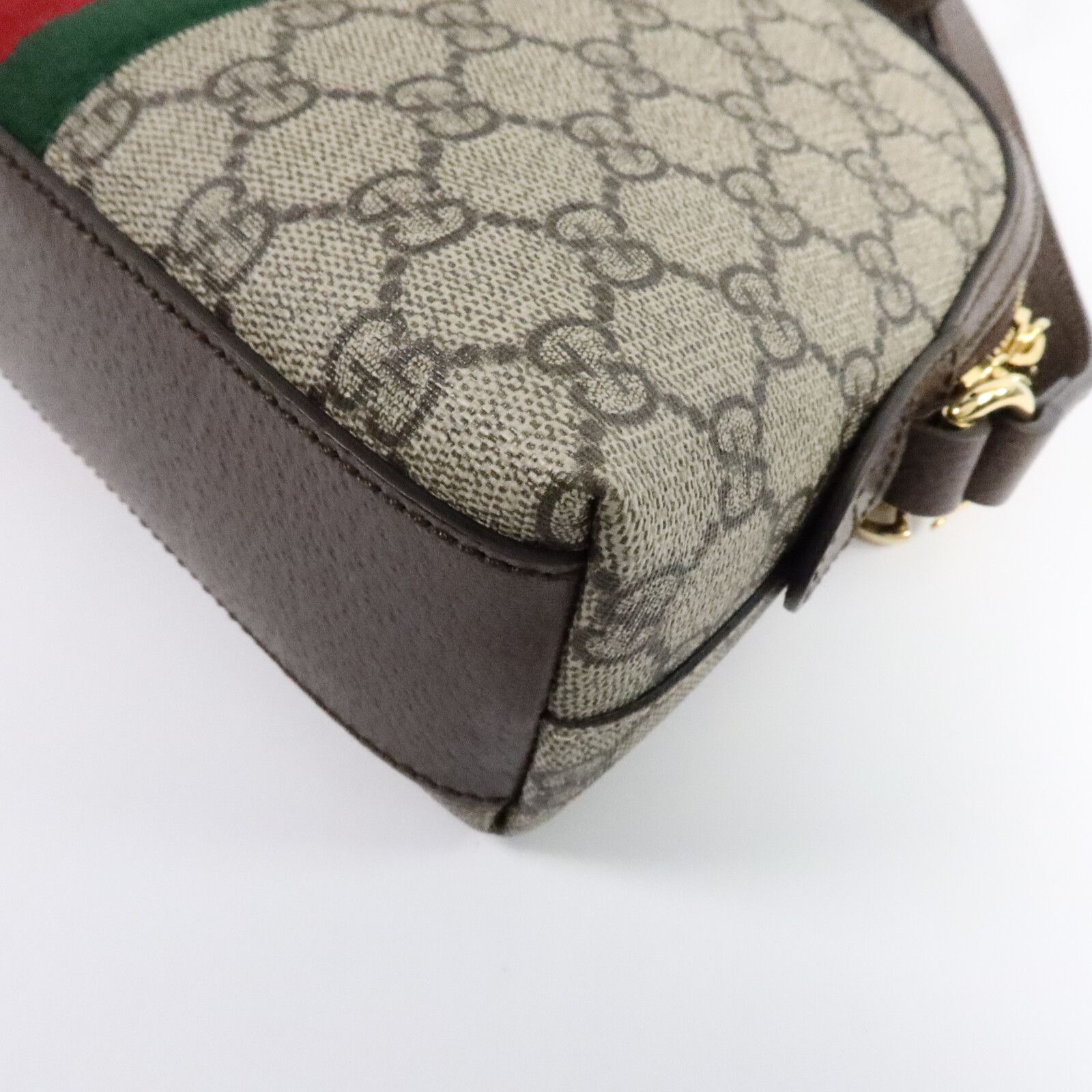 GG Supreme Small Ophidia Dome Shoulder Bag — view 14