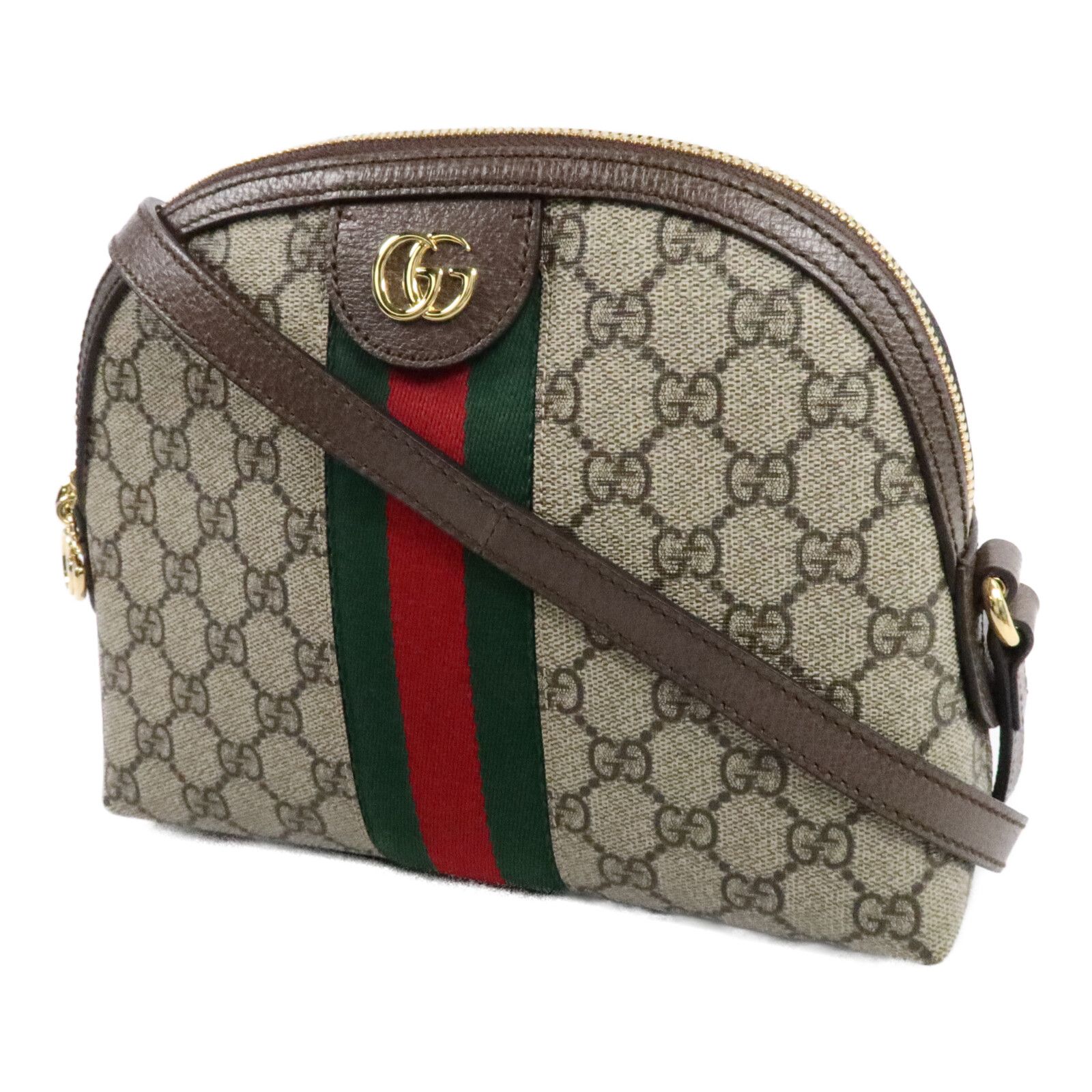 GG Supreme Small Ophidia Dome Shoulder Bag — view 3