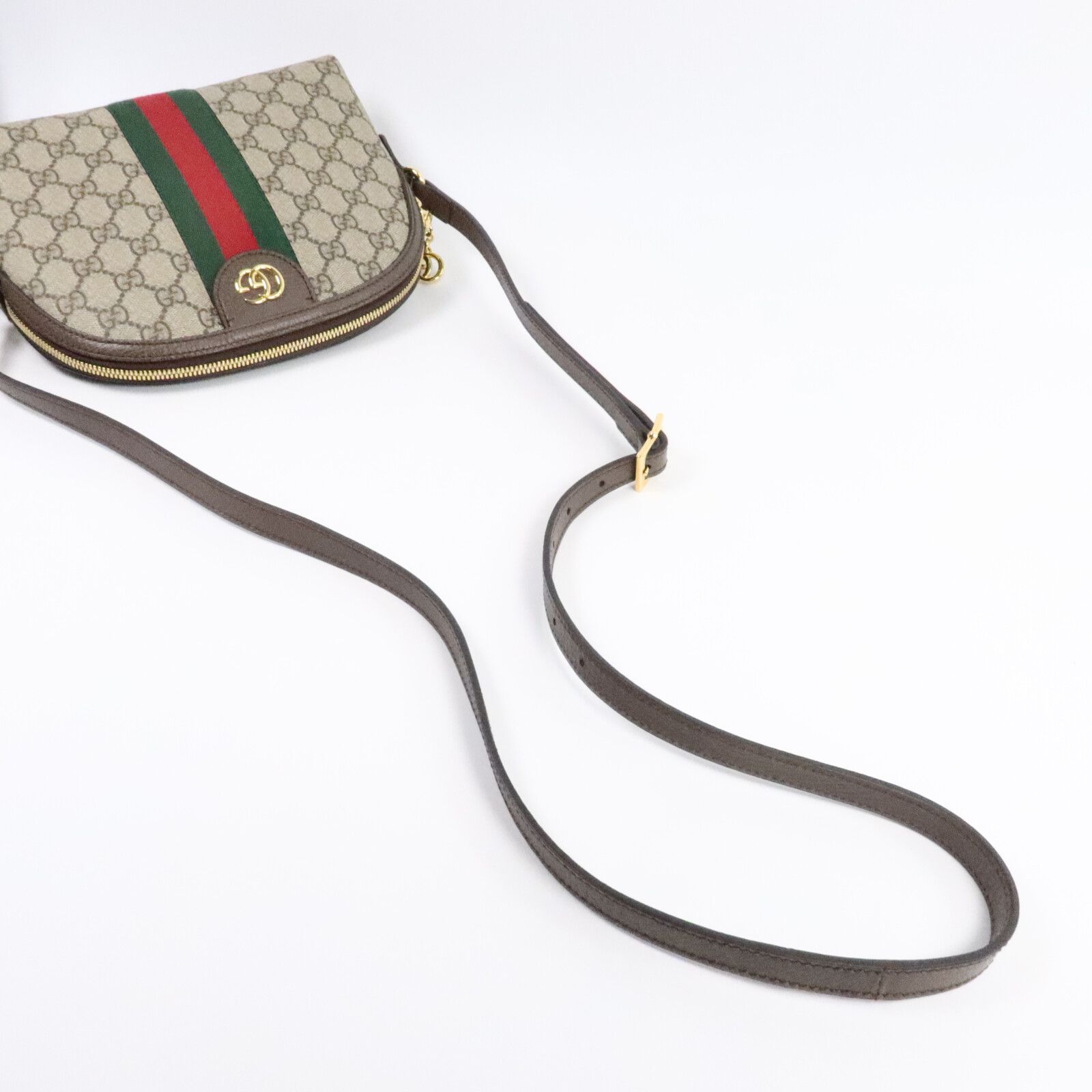 GG Supreme Small Ophidia Dome Shoulder Bag — view 10