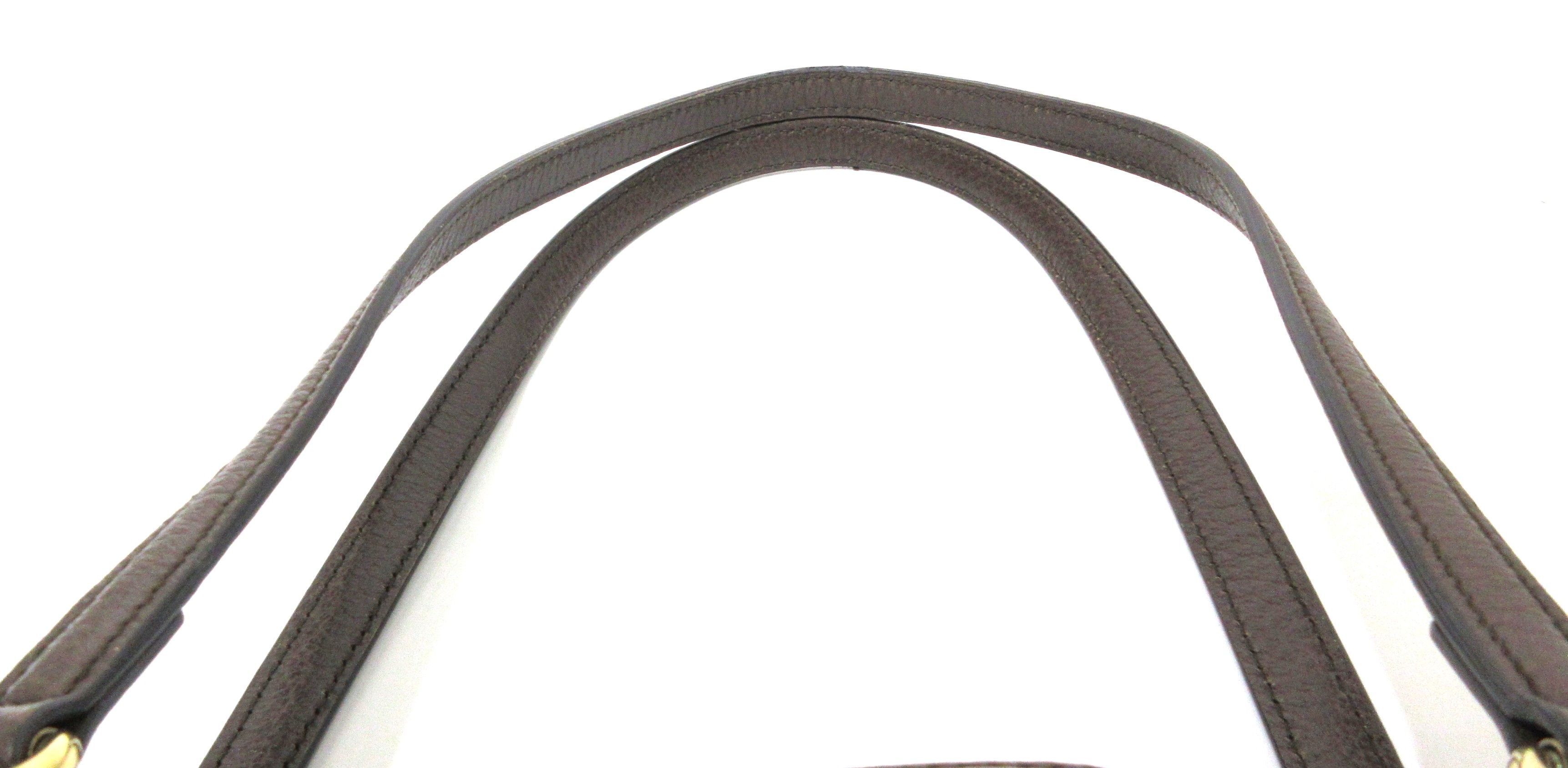 GG Supreme Monogram Medium Ophidia Shopping Tote Brown — view 8