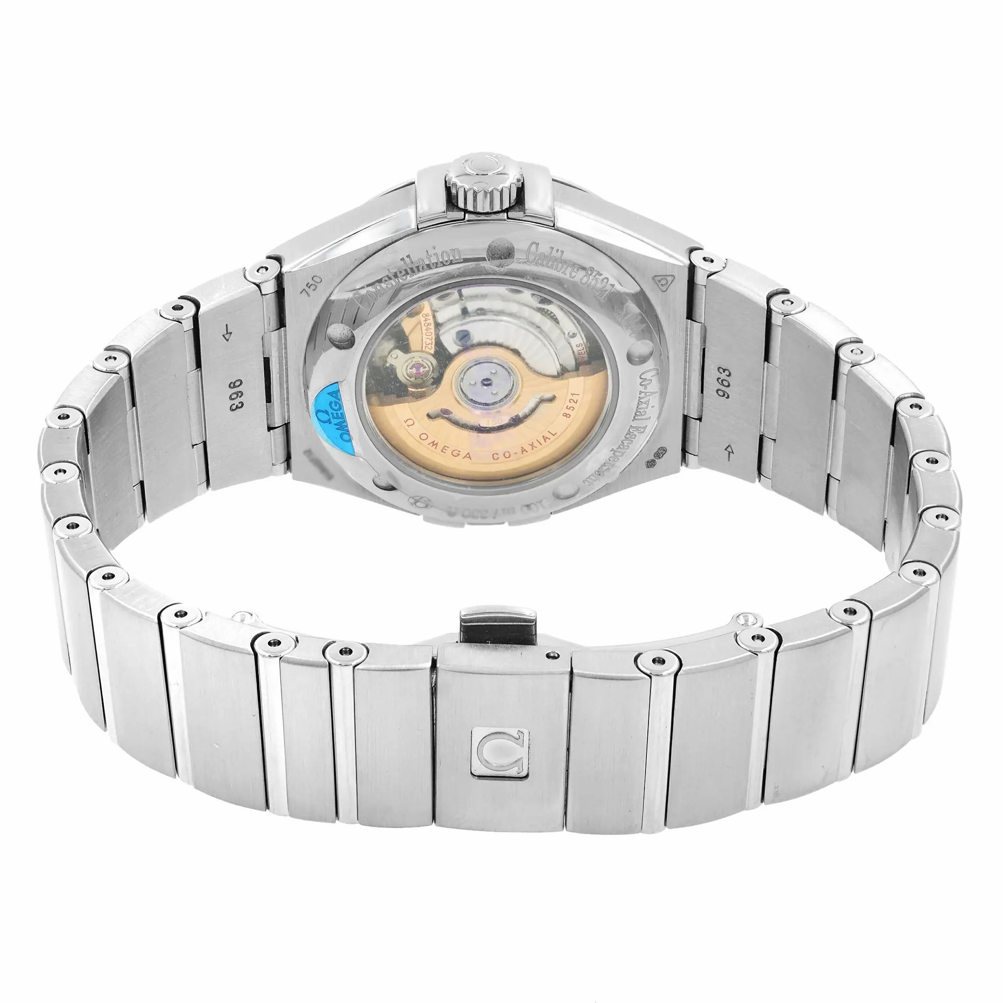 Constellation Silver Diamond White Gold Ladies Watch 123.55.31.20.55.003 — view 5