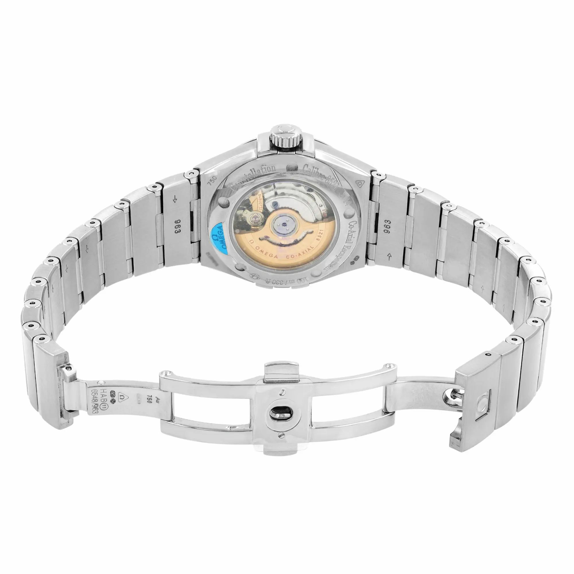 Constellation Silver Diamond White Gold Ladies Watch 123.55.31.20.55.003 — view 6