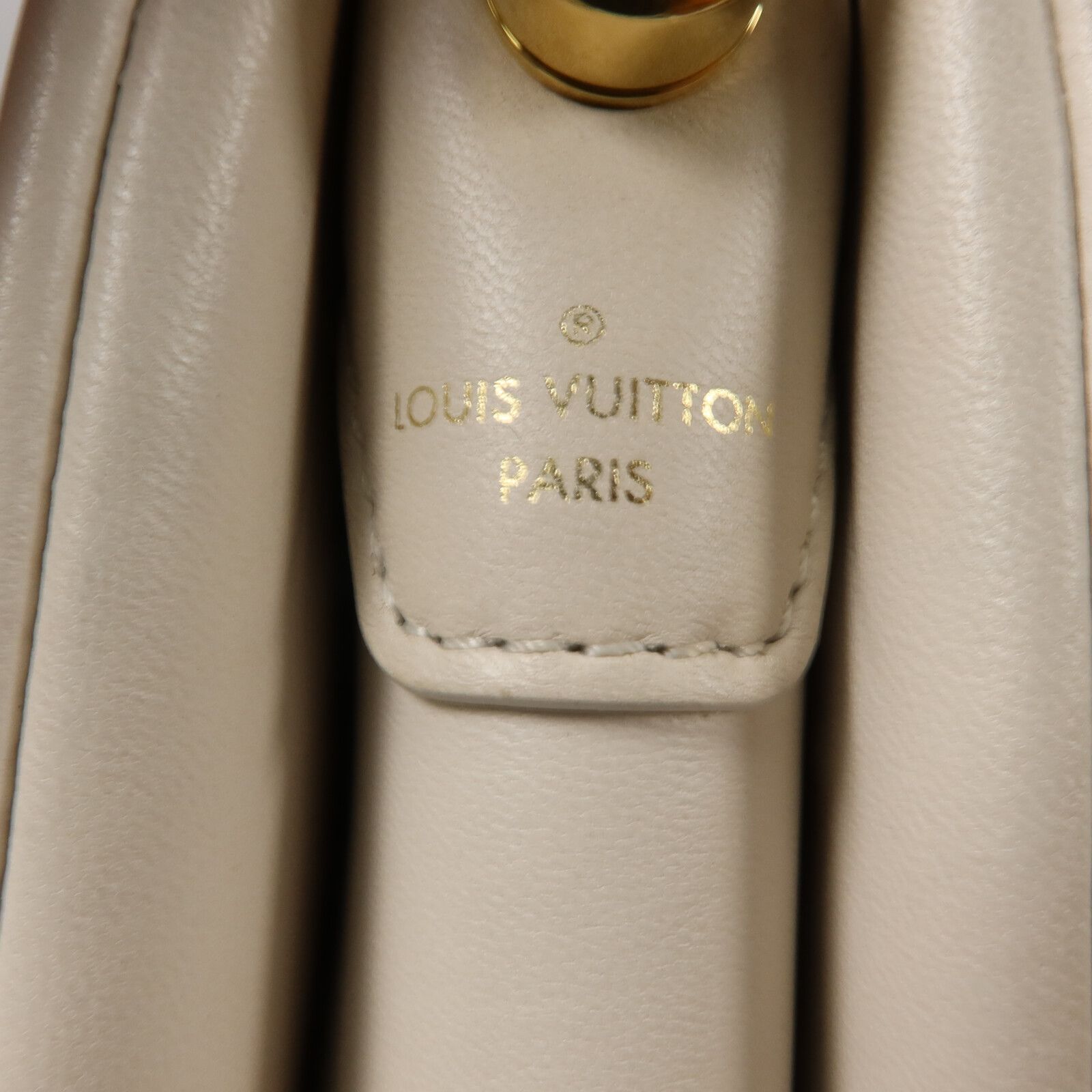 Monogram Embossed Coussin Pm Cross Shoulder Bag White Cream Shoulder Bag M 21262 — view 7