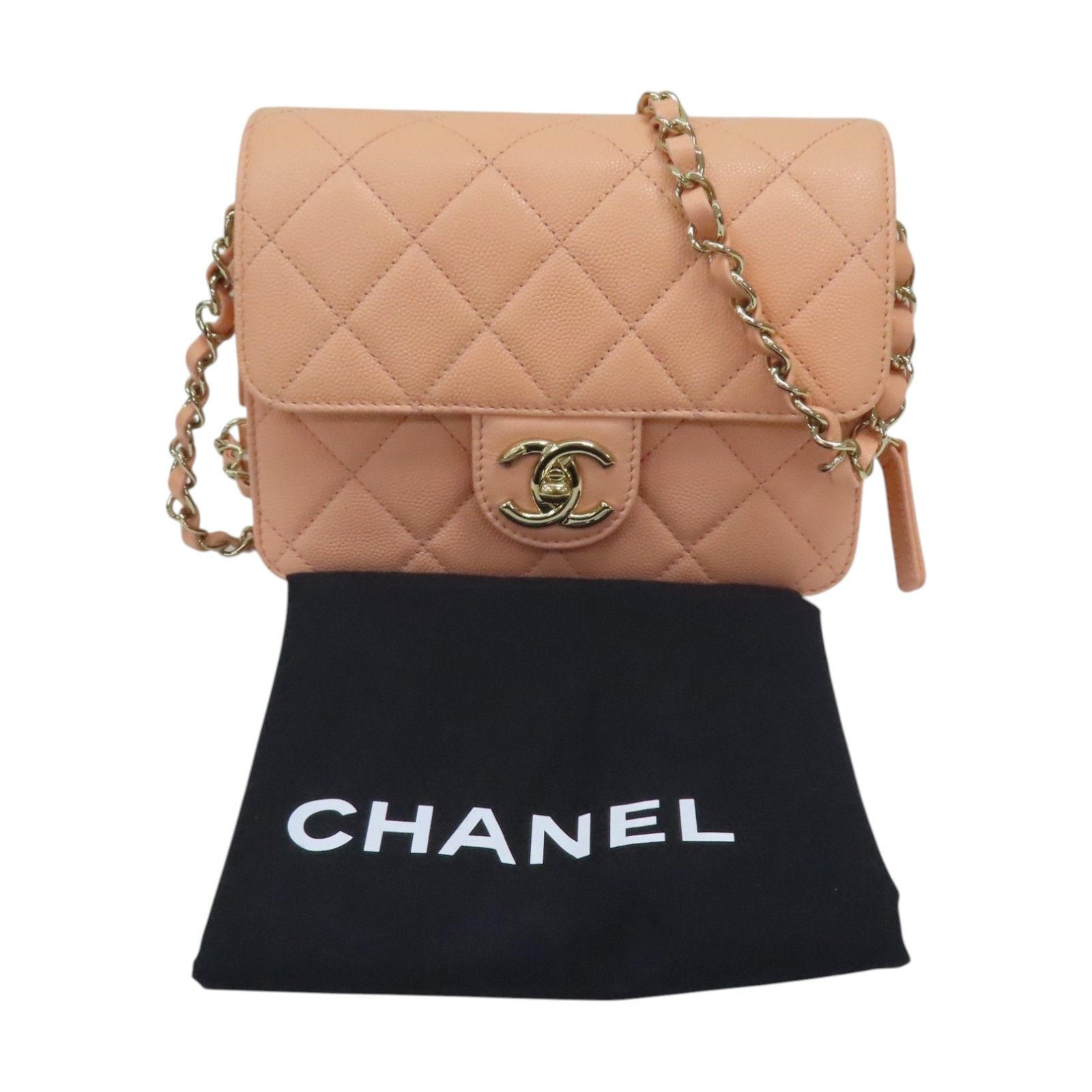 Mini Caviar Like A Wallet Flap Bag — view 12
