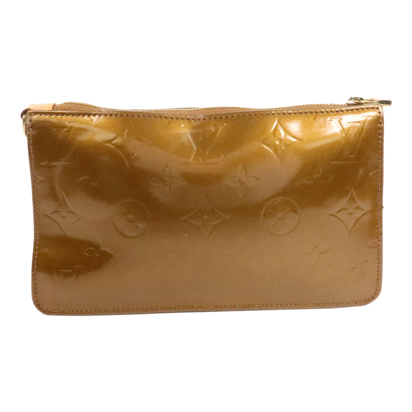 Vernis Lexington Pouch Handbag Brown Bronze Shoulder Bag M 91011 — view 2