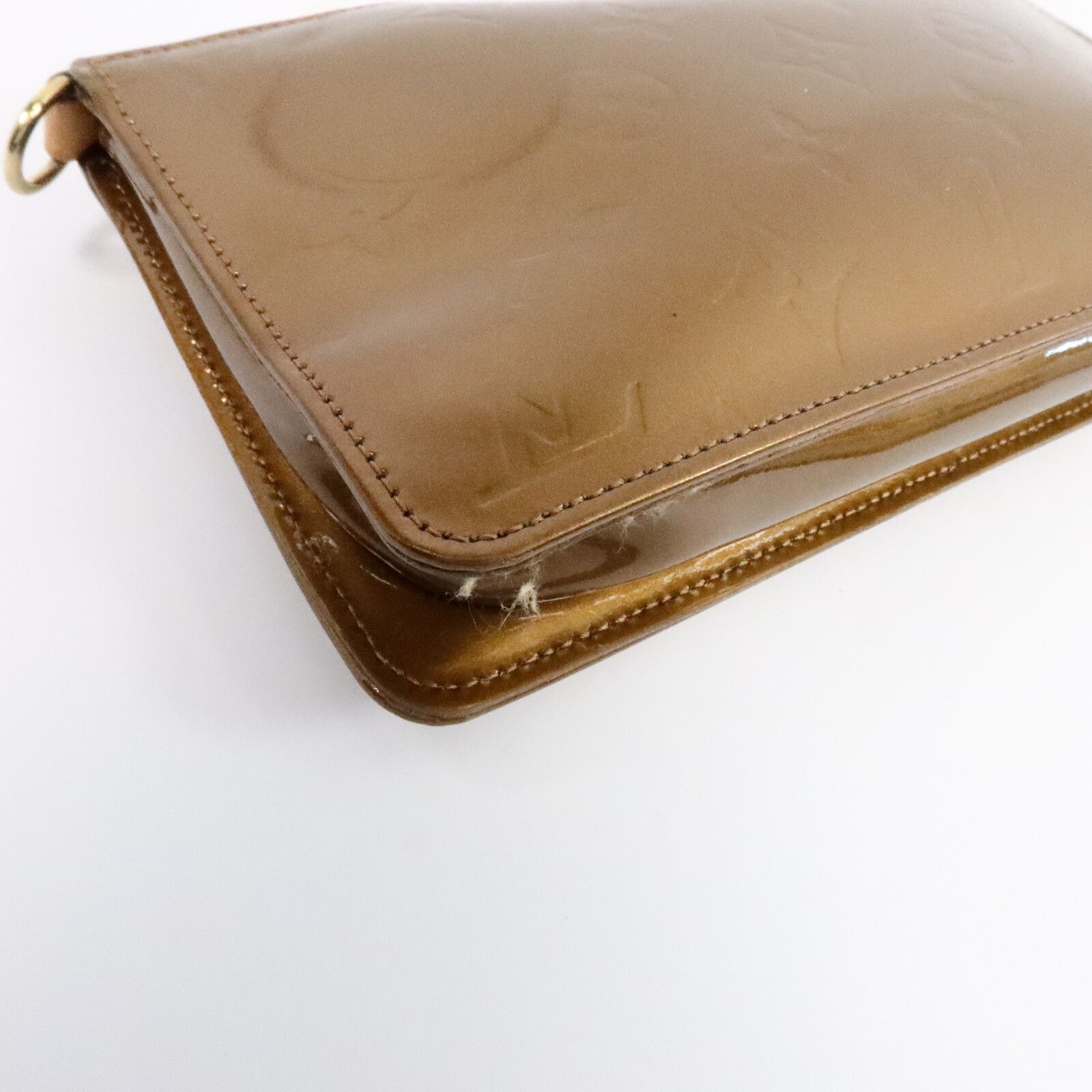 Vernis Lexington Pouch Handbag Brown Bronze Shoulder Bag M 91011 — view 14