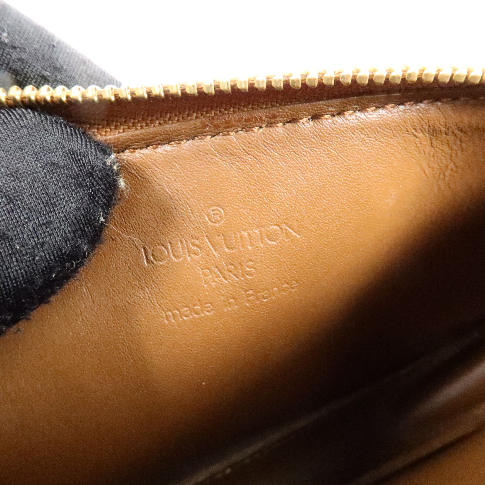Vernis Lexington Pouch Handbag Brown Bronze Shoulder Bag M 91011 — view 6