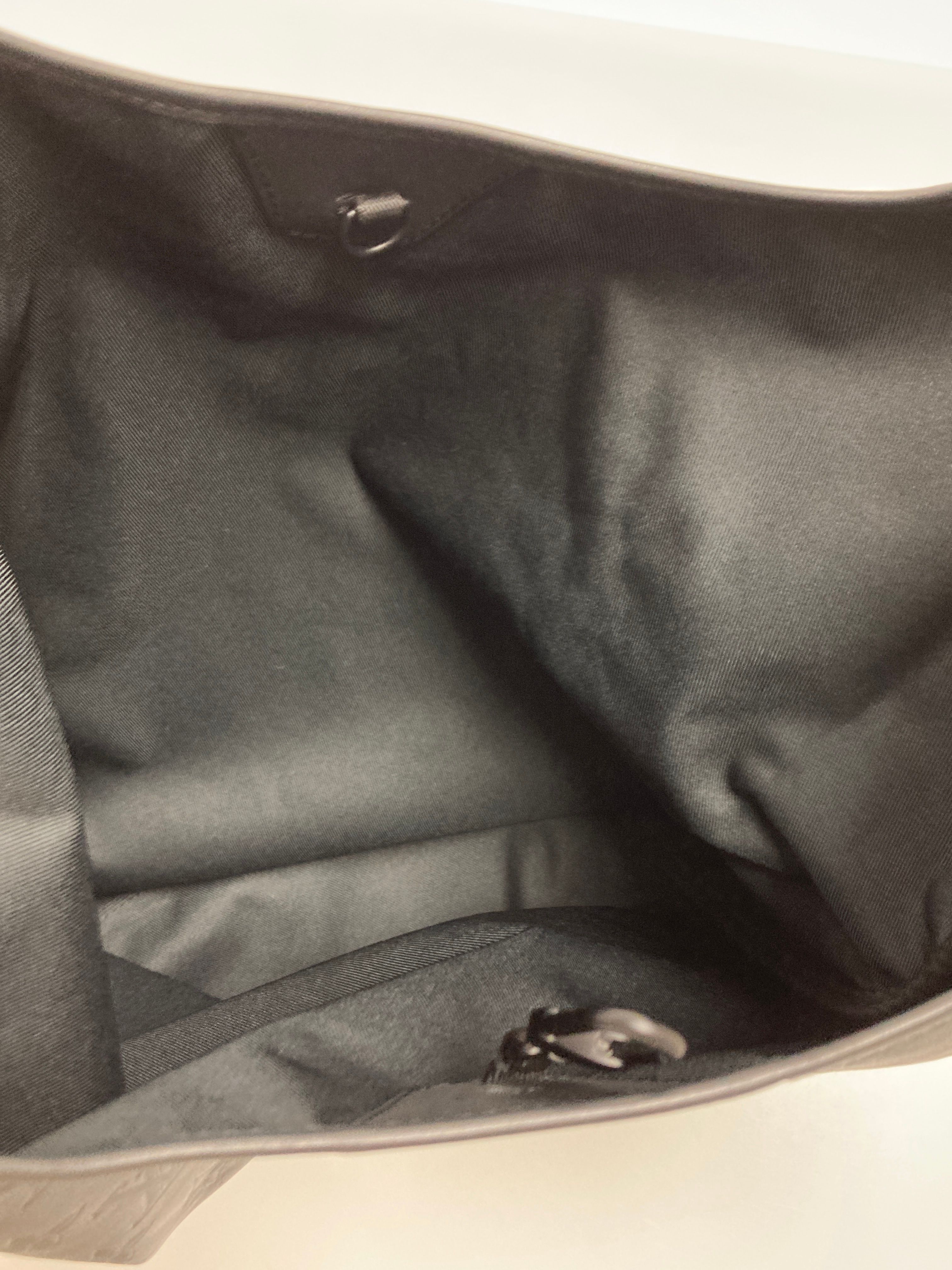 Tote Bag Black, Monogram Shadow — view 2