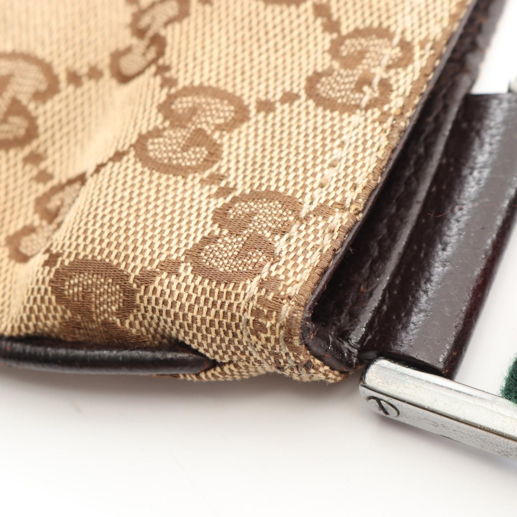 GG Canvas Web Double Pocket Crossbody Bag — view 10