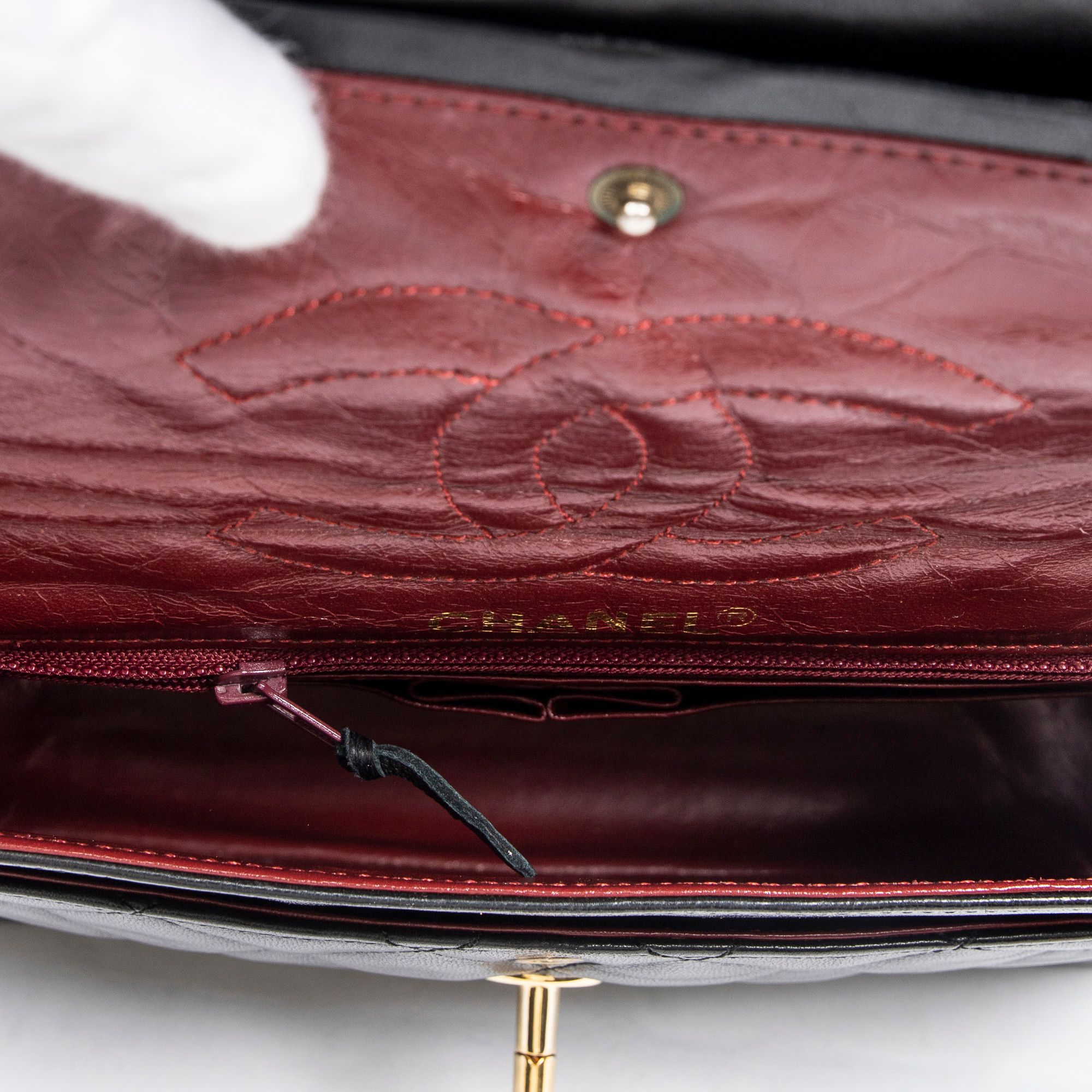 Paris Mini Double Flap Quilted Lambskin Leather — view 8